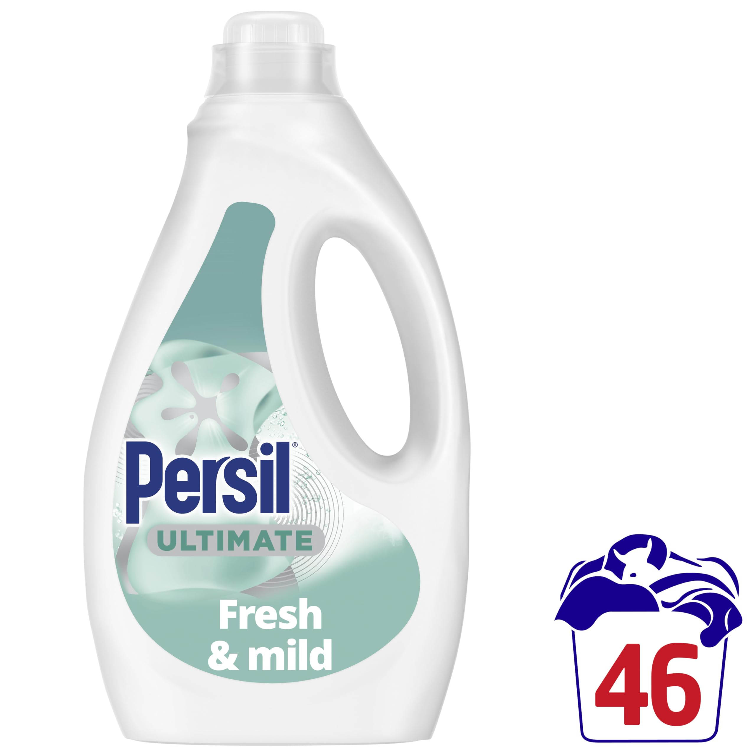 Persil Ultimate Non Bio Fresh & Mild Liquid Detergent - Tough on Stains | 1.24L | Sensitive Skin Formula