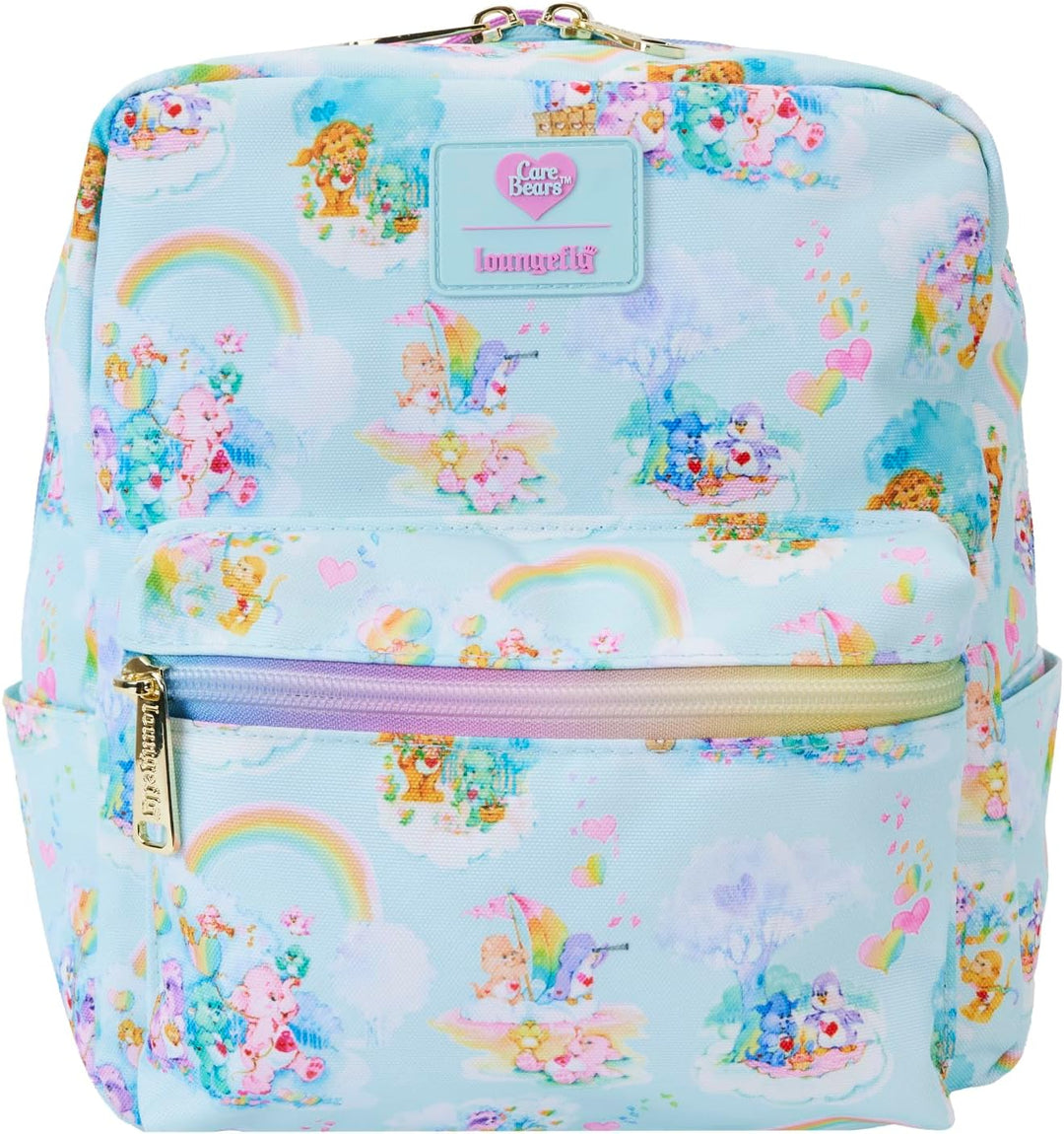 Loungefly: Care Bears - Care Bears Cousins - AOP Nylon Small Square Mini Backpac