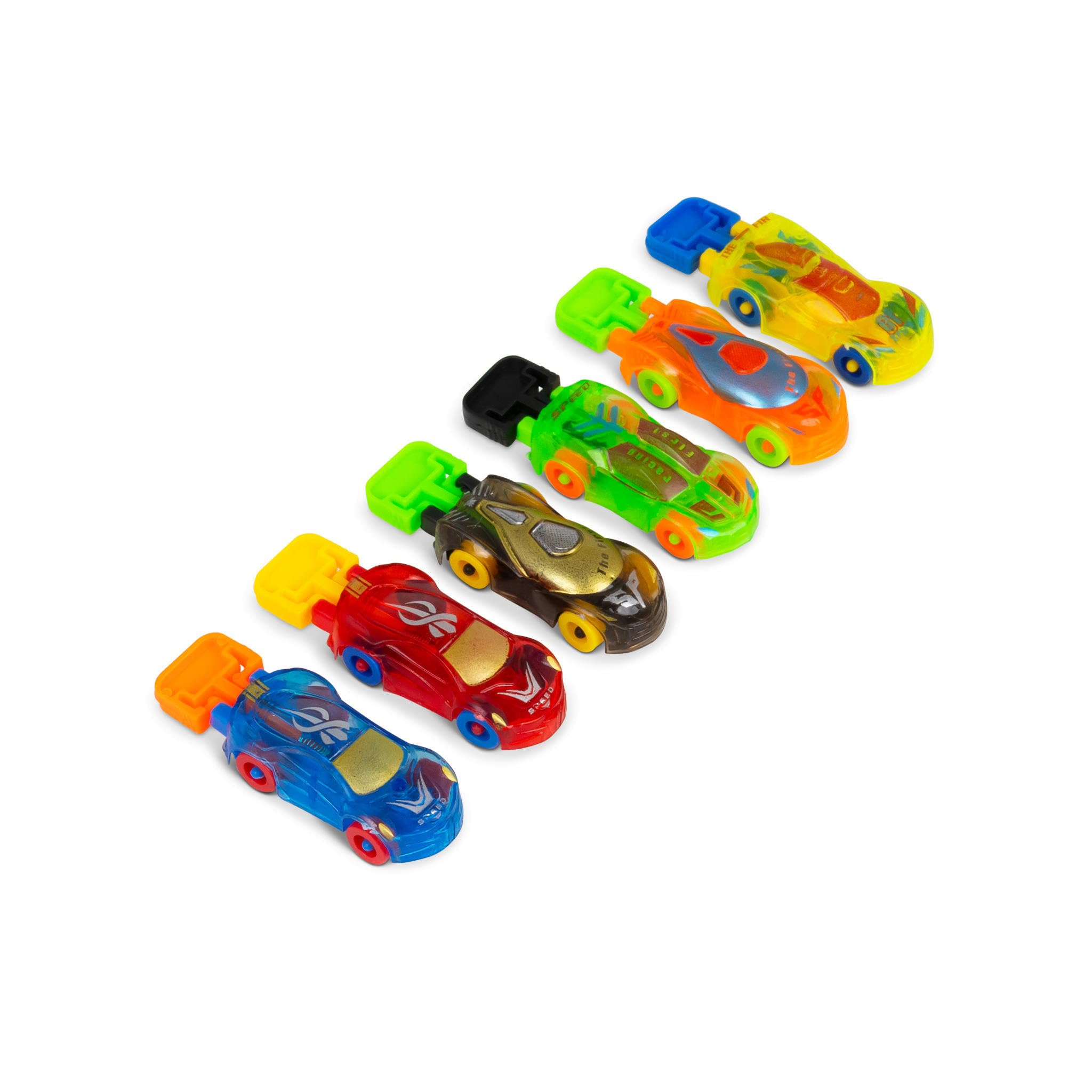 HGL Mini Racing Cars - 4-Pack Vibrant Metal & Plastic Toy Vehicles for Kids 3+ 1