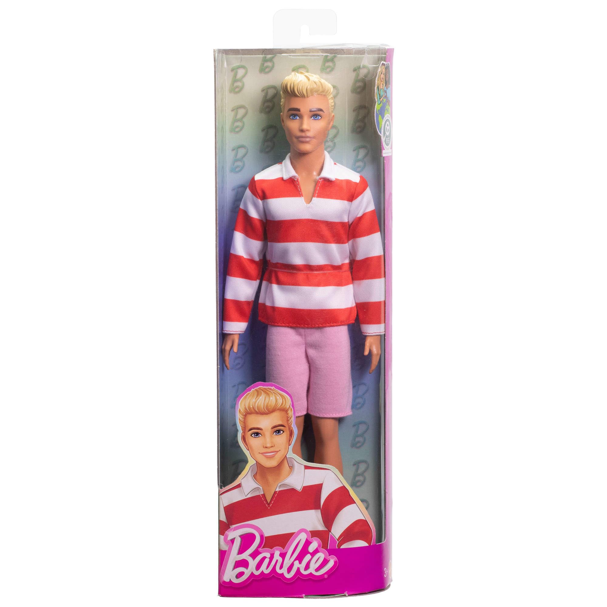 Barbie Fashionistas Ken Doll #241 with Blonde Hair | Pink Shorts & White Sneakers | 11.811 in 6
