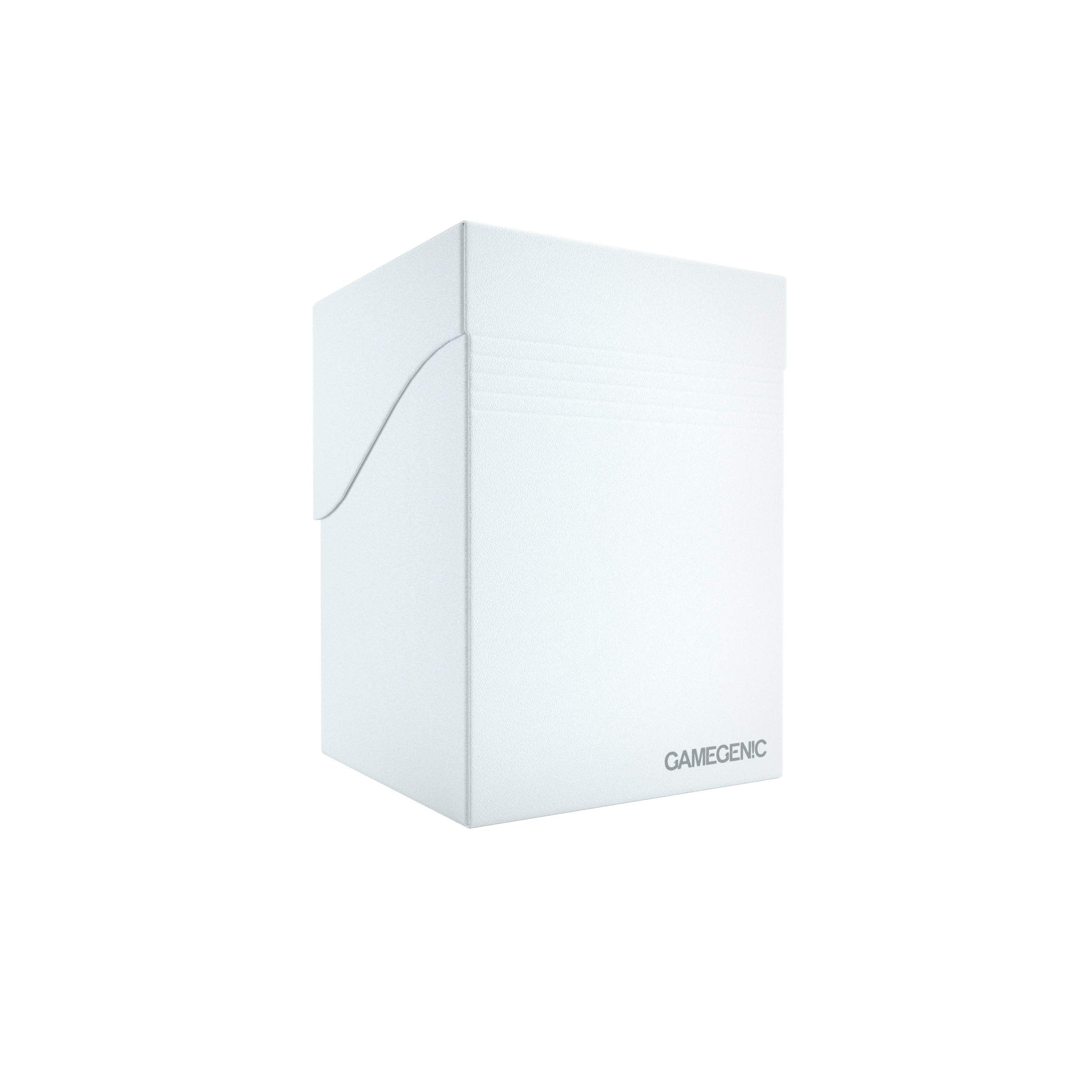Gamegenic 100-Card Deck Holder for Trading Card Games - White | Cobra Neck Technology | Self-Locking Lid 8