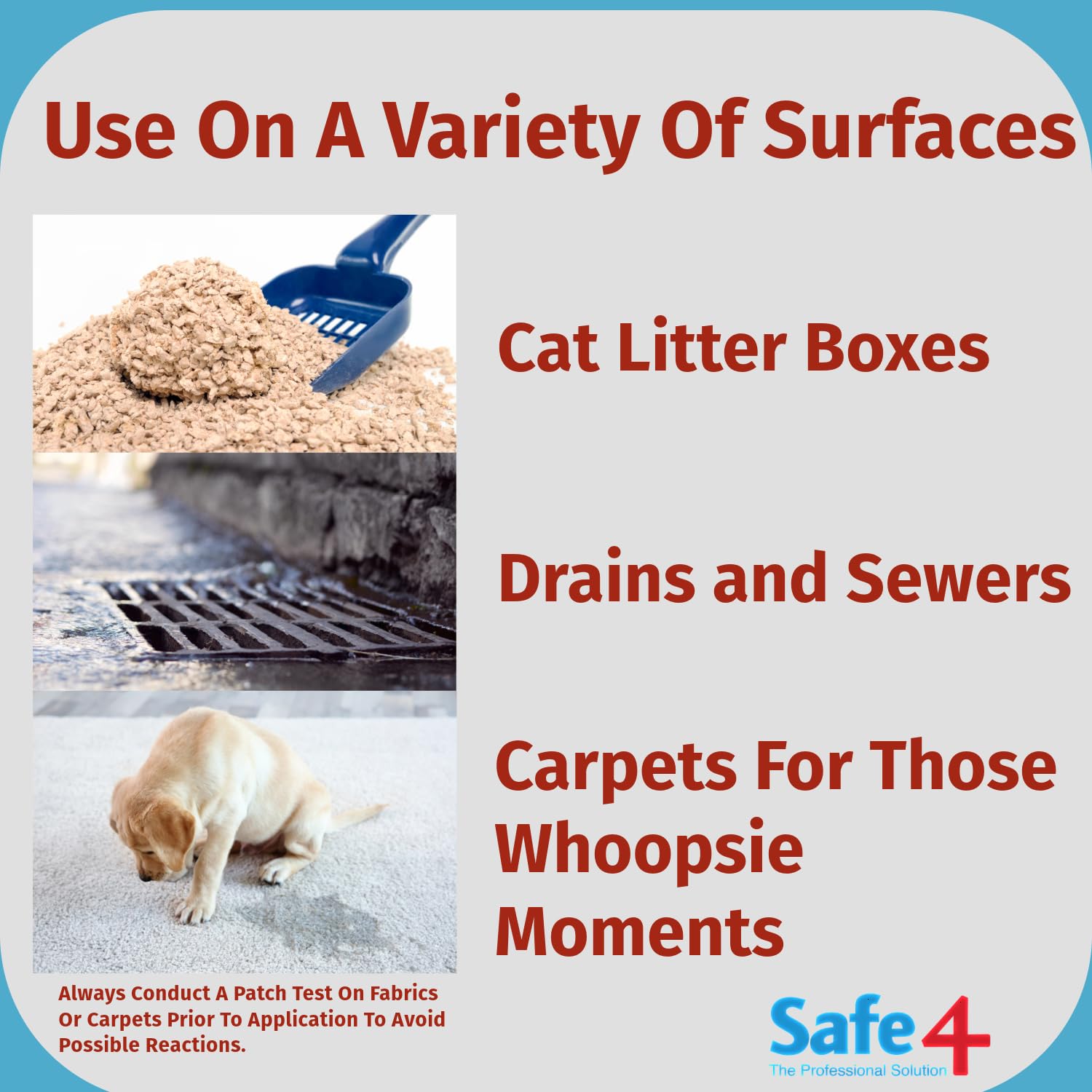 Safe4 Odour Killer - Powerful Odour Neutraliser for Home, Car & Office | 1L Liquid 3