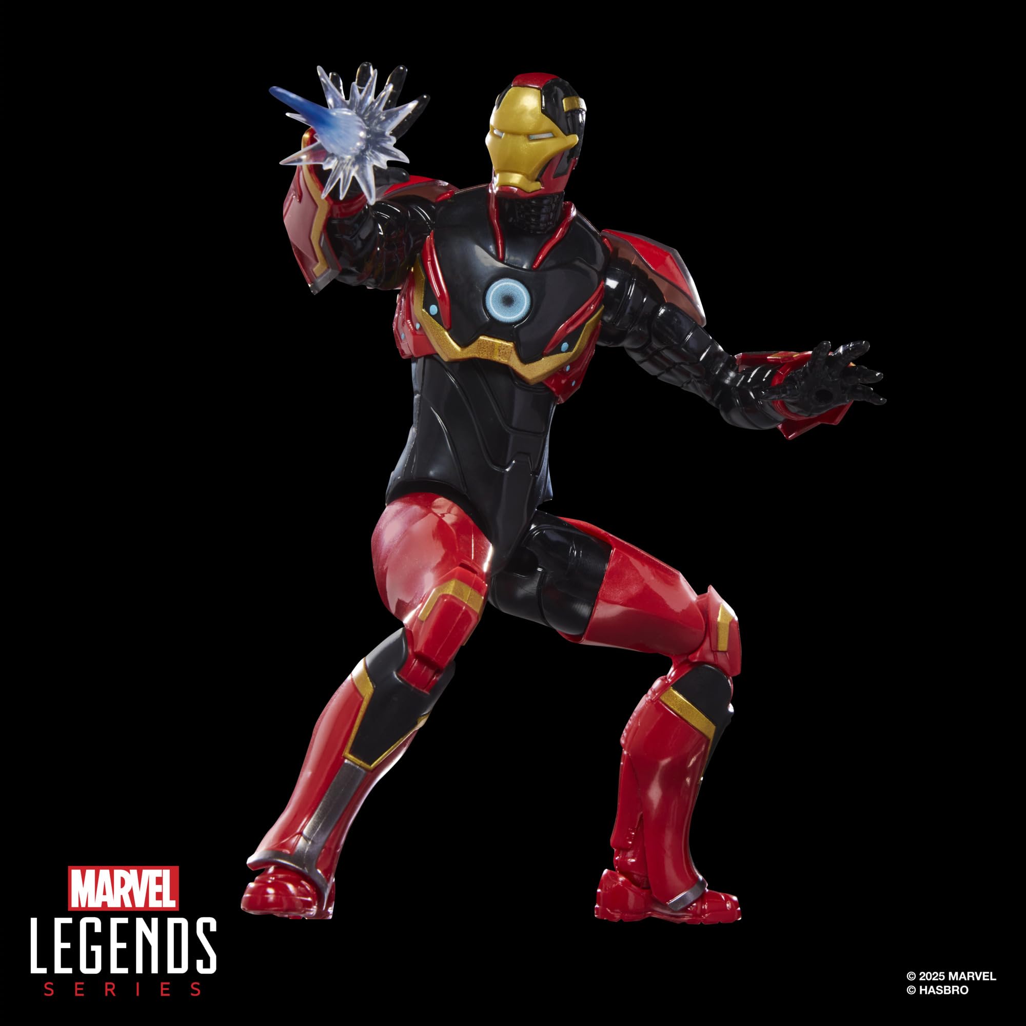 Hasbro Marvel Legends Iron Man (Mark 72) Action Figure - 15-cm Scale, 6 Accessories 9