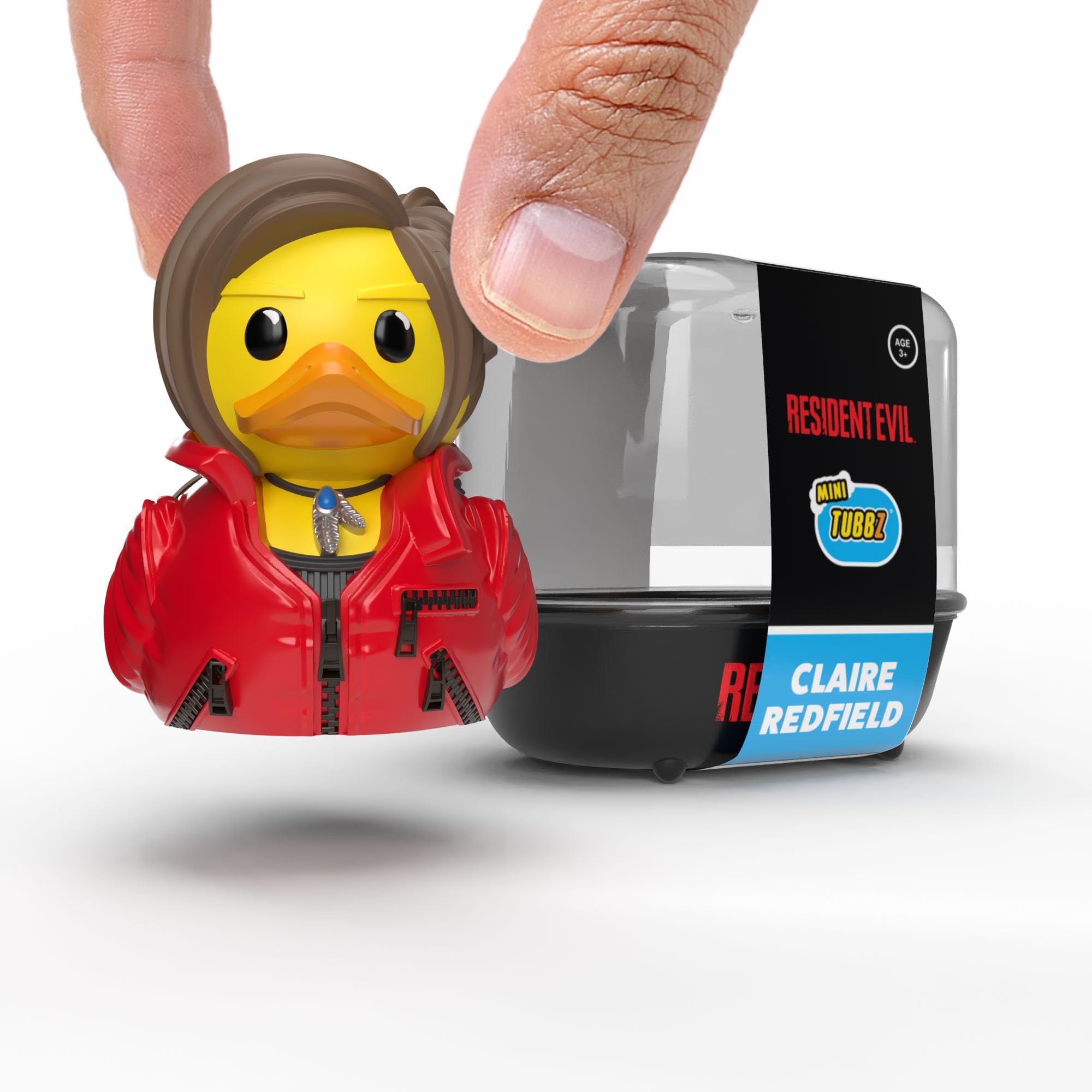 TUBBZ Mini Collectible Figure - Resident Evil Claire Redfield Cosplaying Rubber Duck | 5 cm Vinyl 1