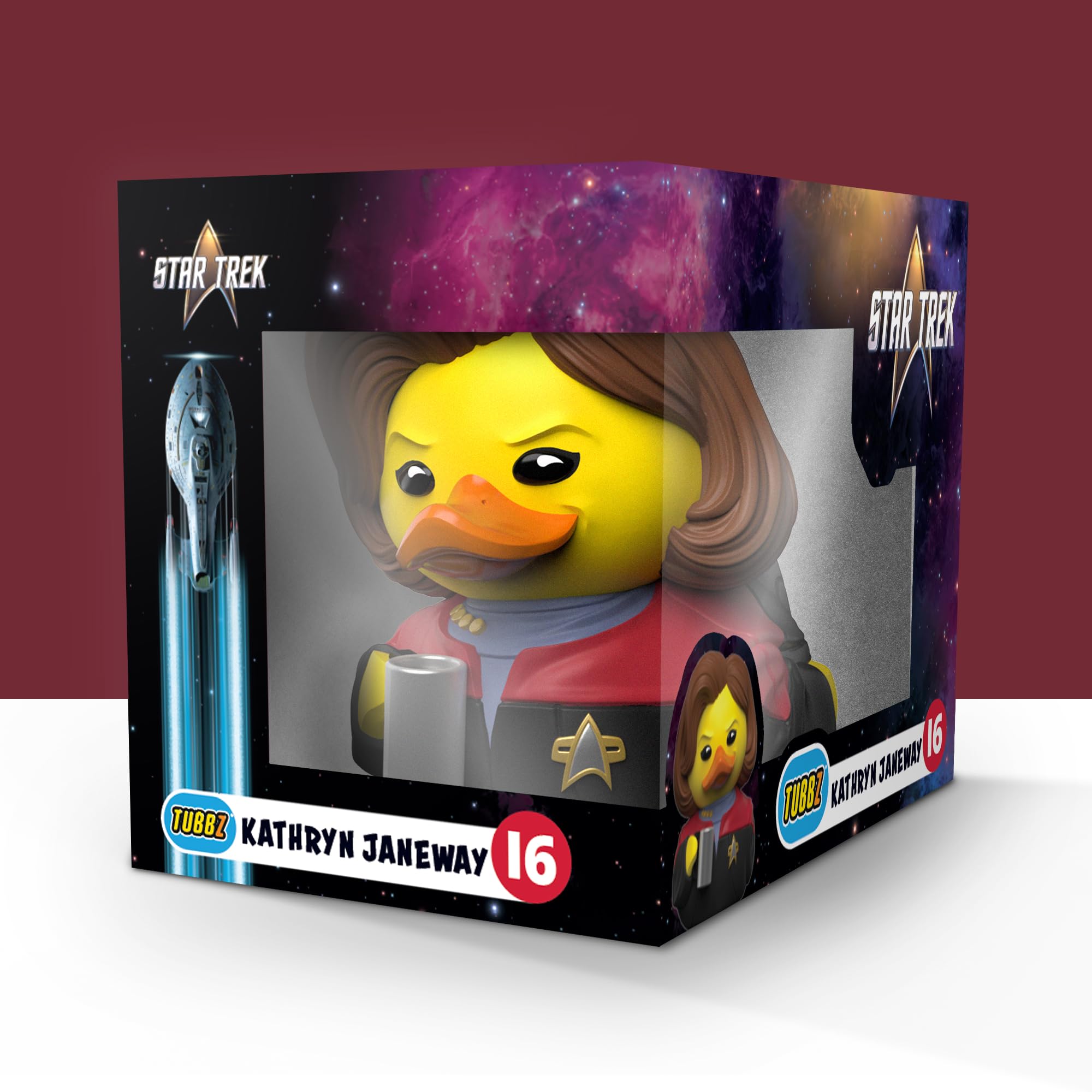 TUBBZ Kathryn Janeway Boxed Edition Vinyl Rubber Duck Collectible - Star Trek 2