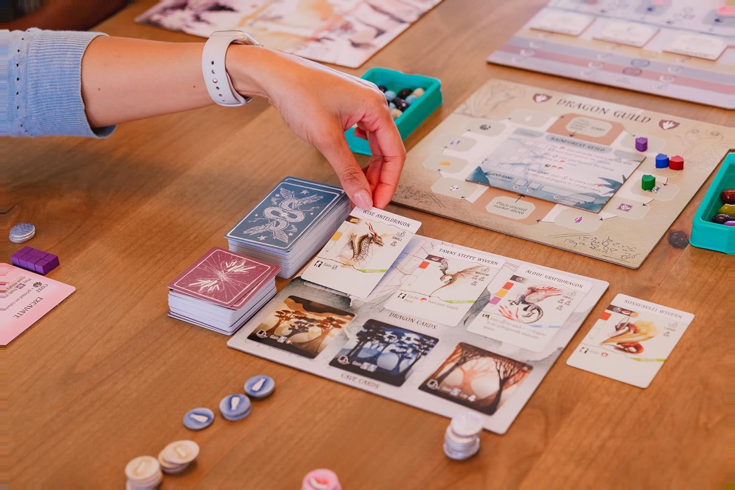 Stonemaier Games Wyrmspan Base Game - 1-5 Player Strategy Board Game with Dragon Theme 9