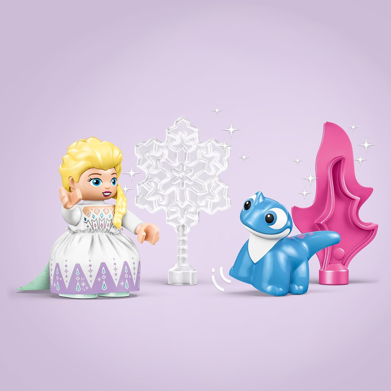 LEGO DUPLO Disney Elsa & Bruni in the Enchanted Forest - Building Set for Toddlers 2+