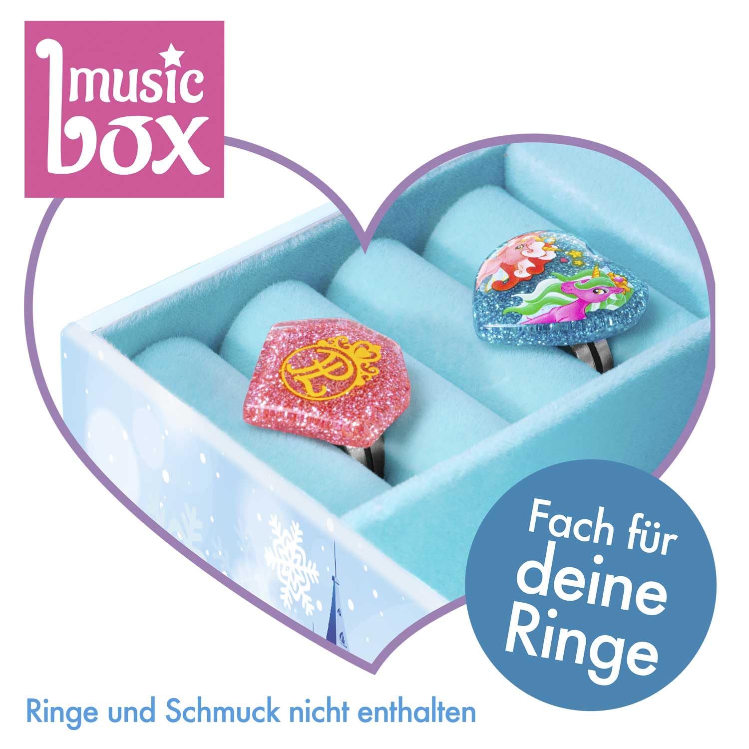 CRAZE Music Box Princess - Musical Jewellery Box with Spinning Ballerina, Mirror & Secret Drawer 4