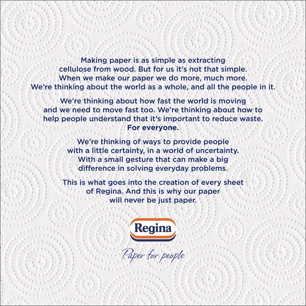Regina - Thirst Pockets Kitchen Roll, 6 Rolls