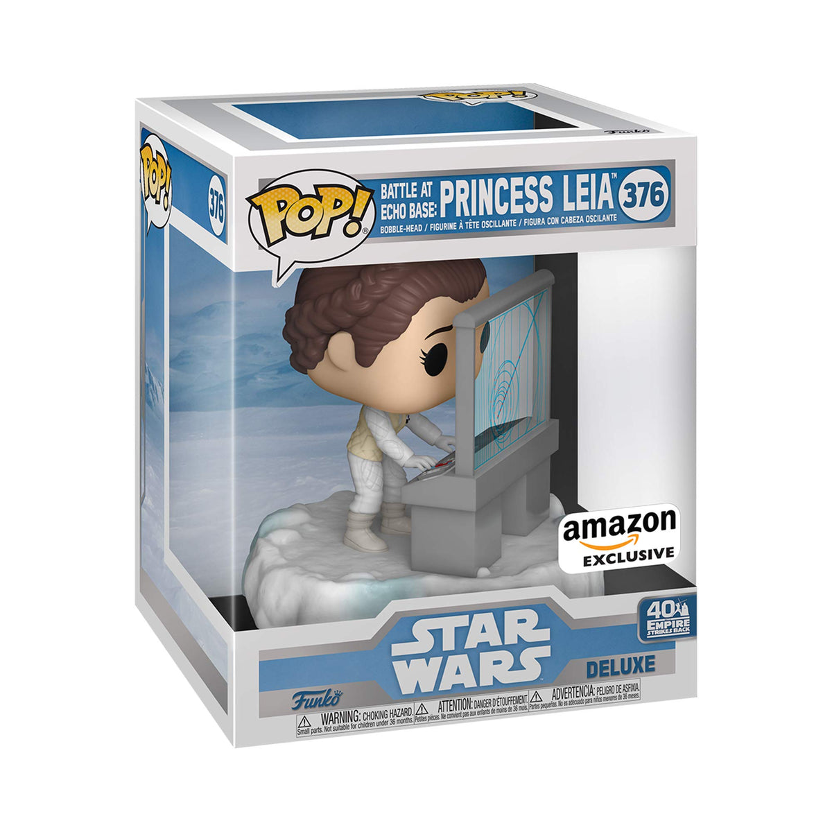 Funko Pop! Star Wars Princess Leia Battle at Echo Base Exclusive #376 Vinyl Figure
