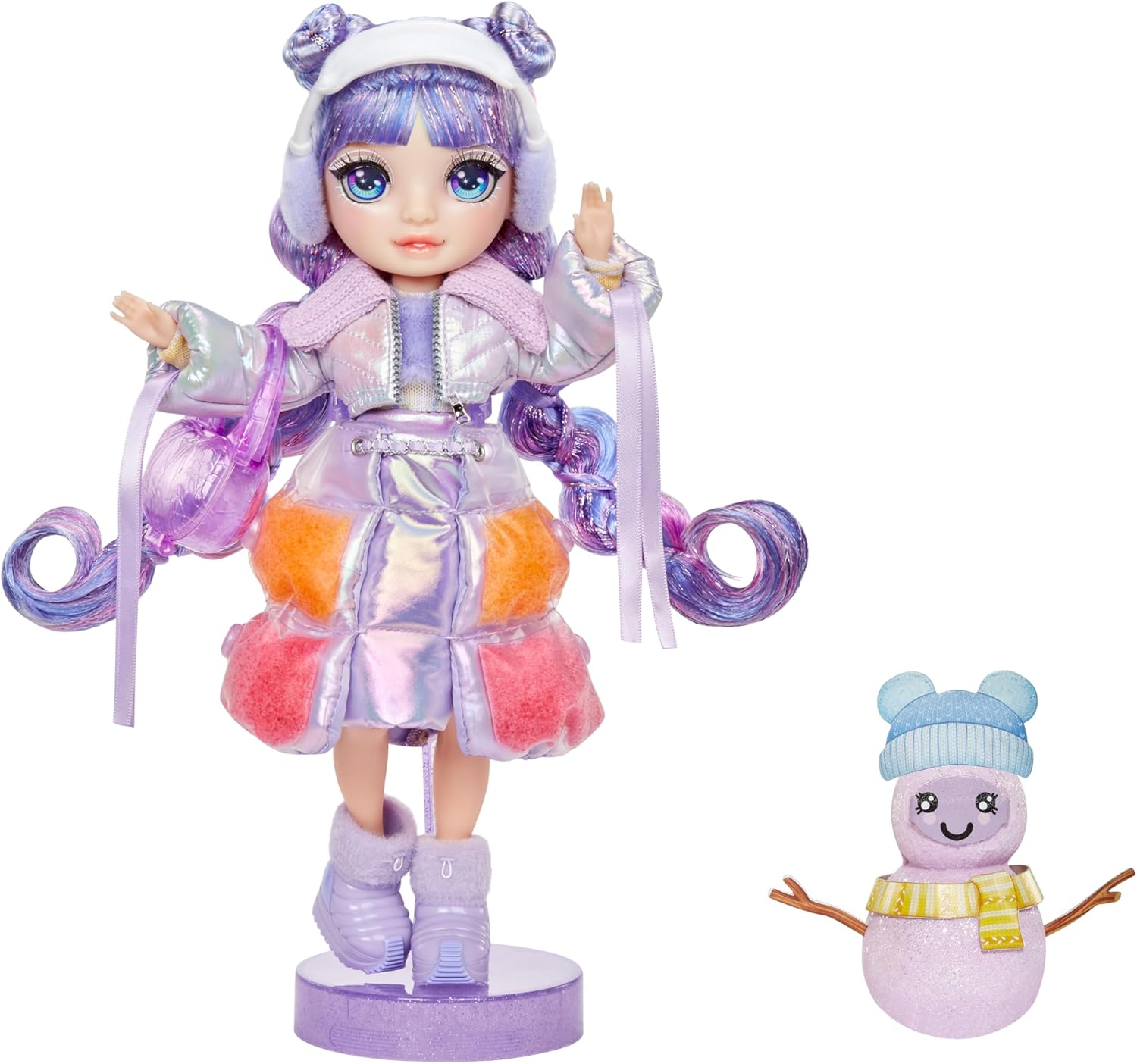 Rainbow High Winter Wonderland - Violet (Purple) 28 cm Fashion Doll with Magic Snow Outfit 2