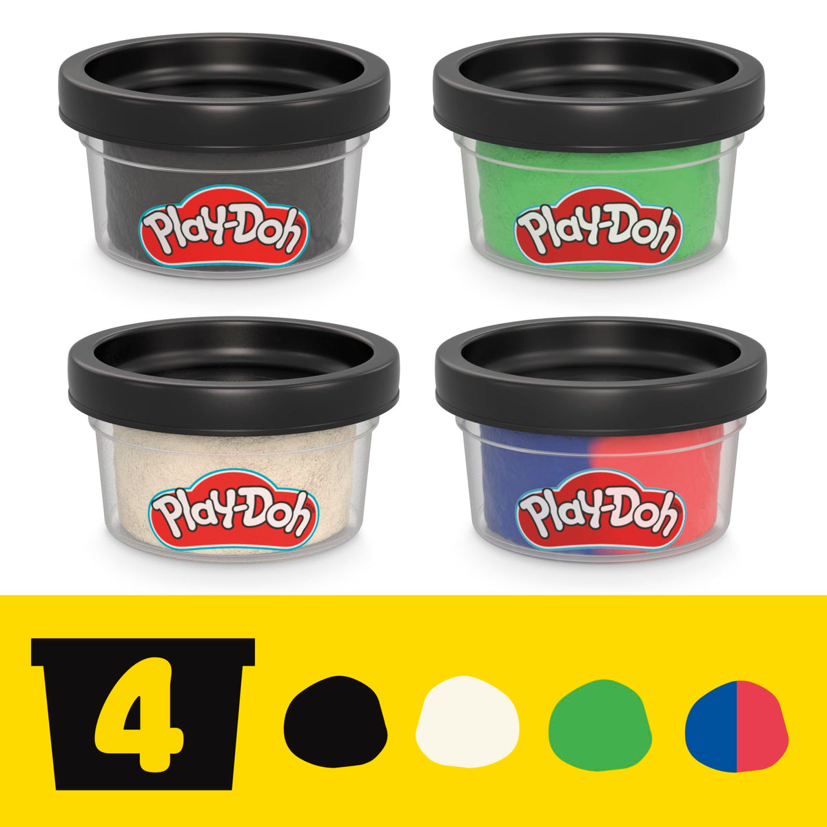 Play-Doh Star Wars Squish & Slice Lightsabers Action Figure Set - 10 cm, Ages 4+