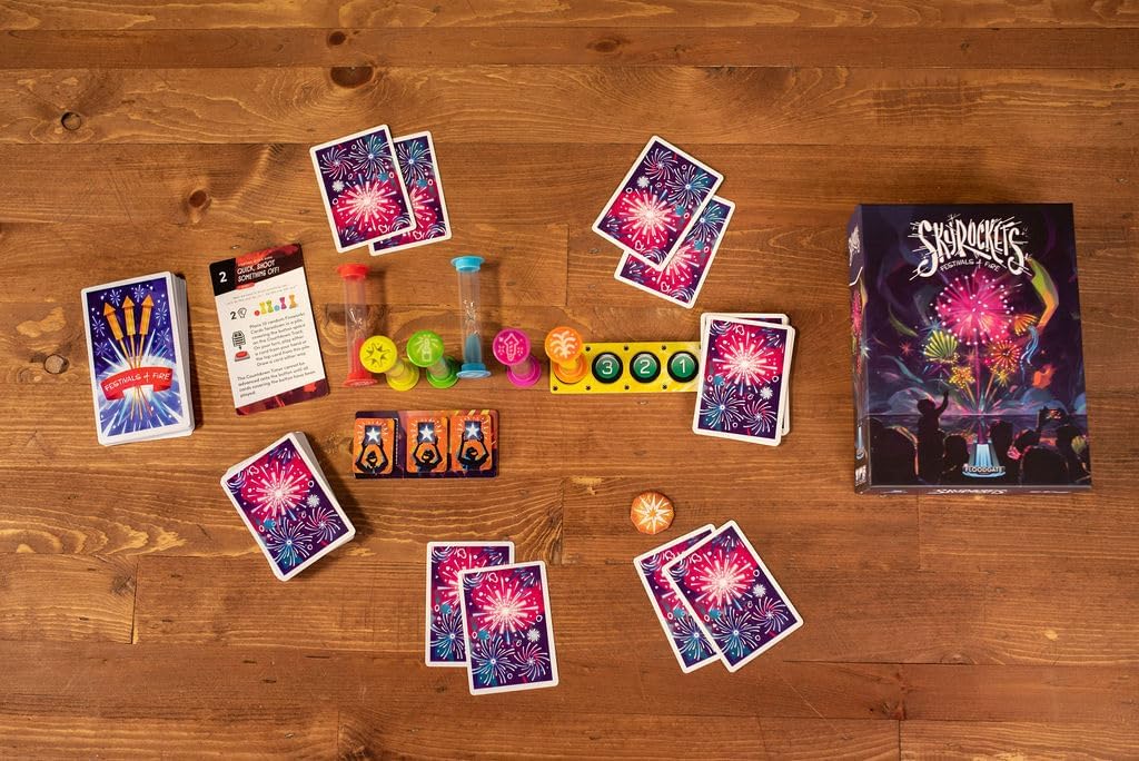 Floodgate Games Skyrockets Festivals of Fire Party Game - Card Game (FFG-SKY)