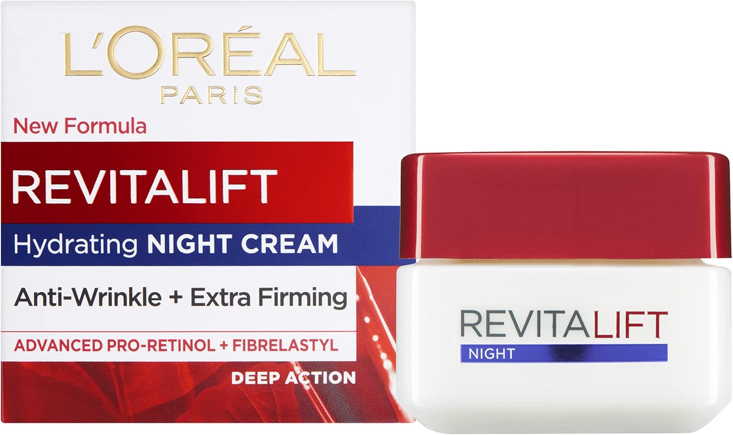 L'Oréal Paris Revitalift Anti-Wrinkle + Firming Pro Retinol Night Cream (50 ml) 2