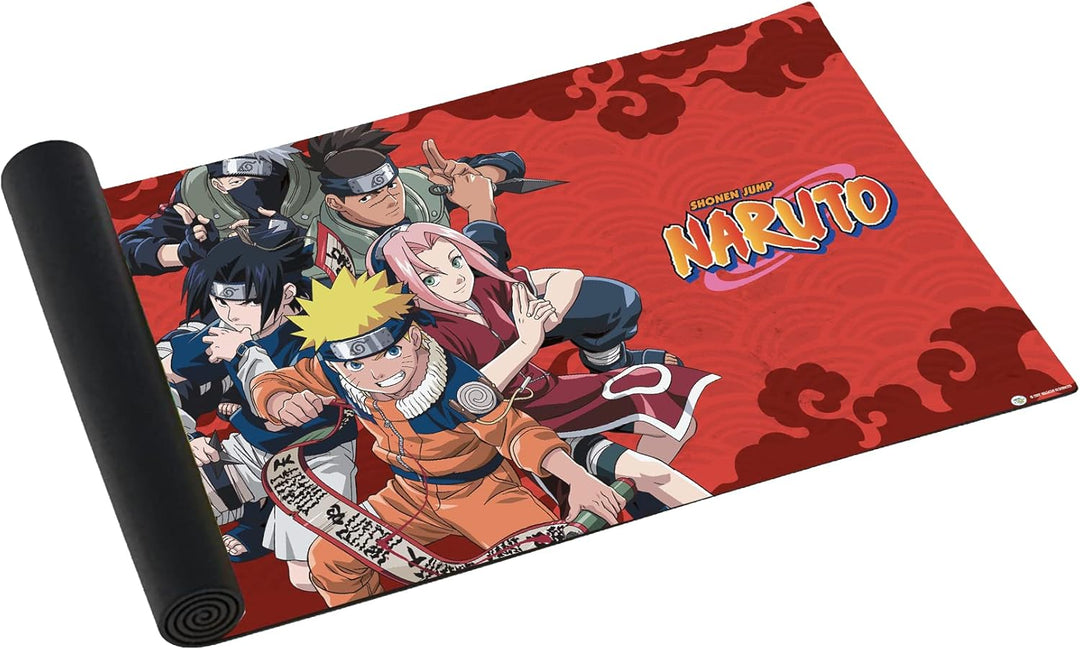 Japanime Games Naruto Konoha Team Playmat Tabletop Gaming Mat (Naruto-Konoha-01)