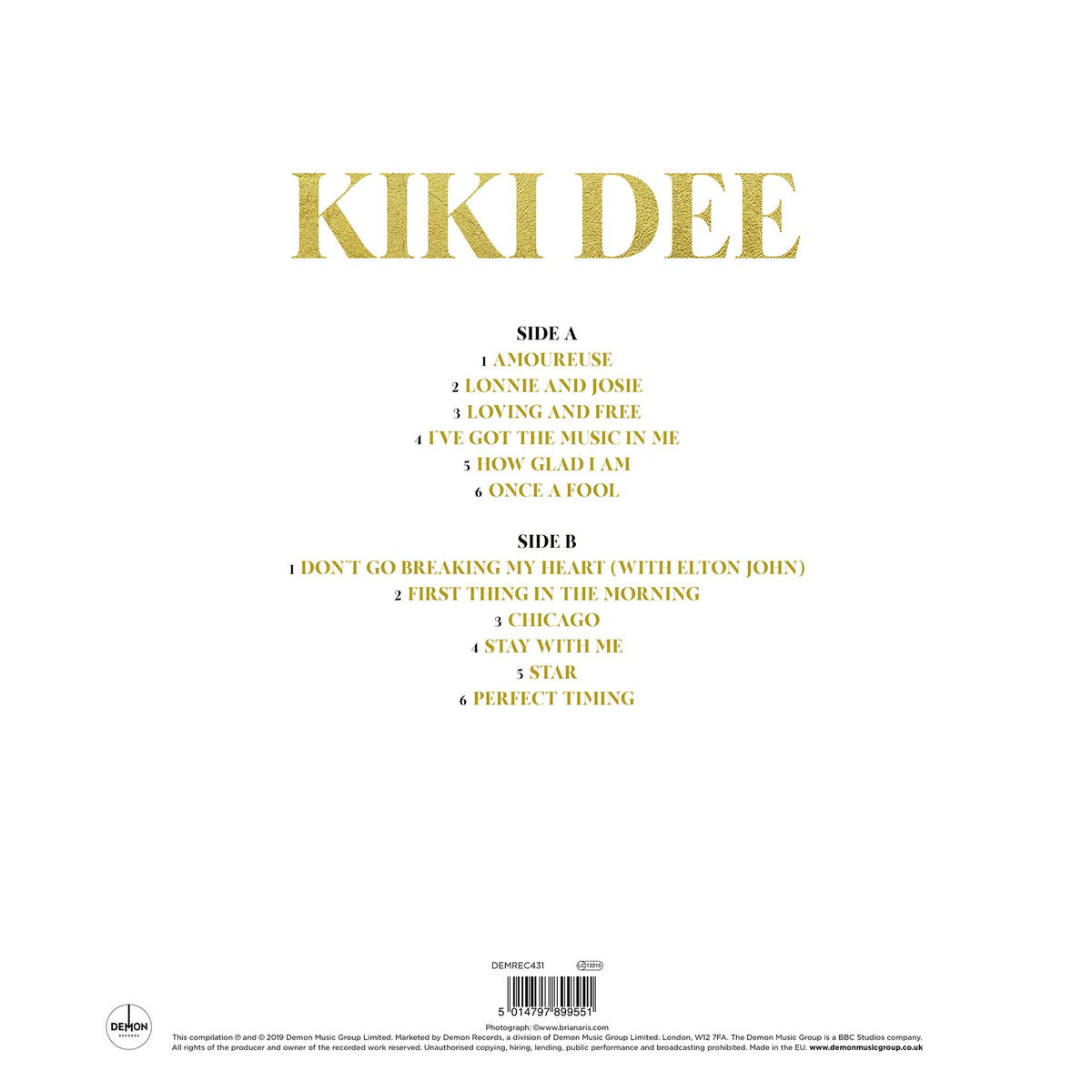 Kiki Dee - Gold [Gold Coloured 180gm Vinyl]