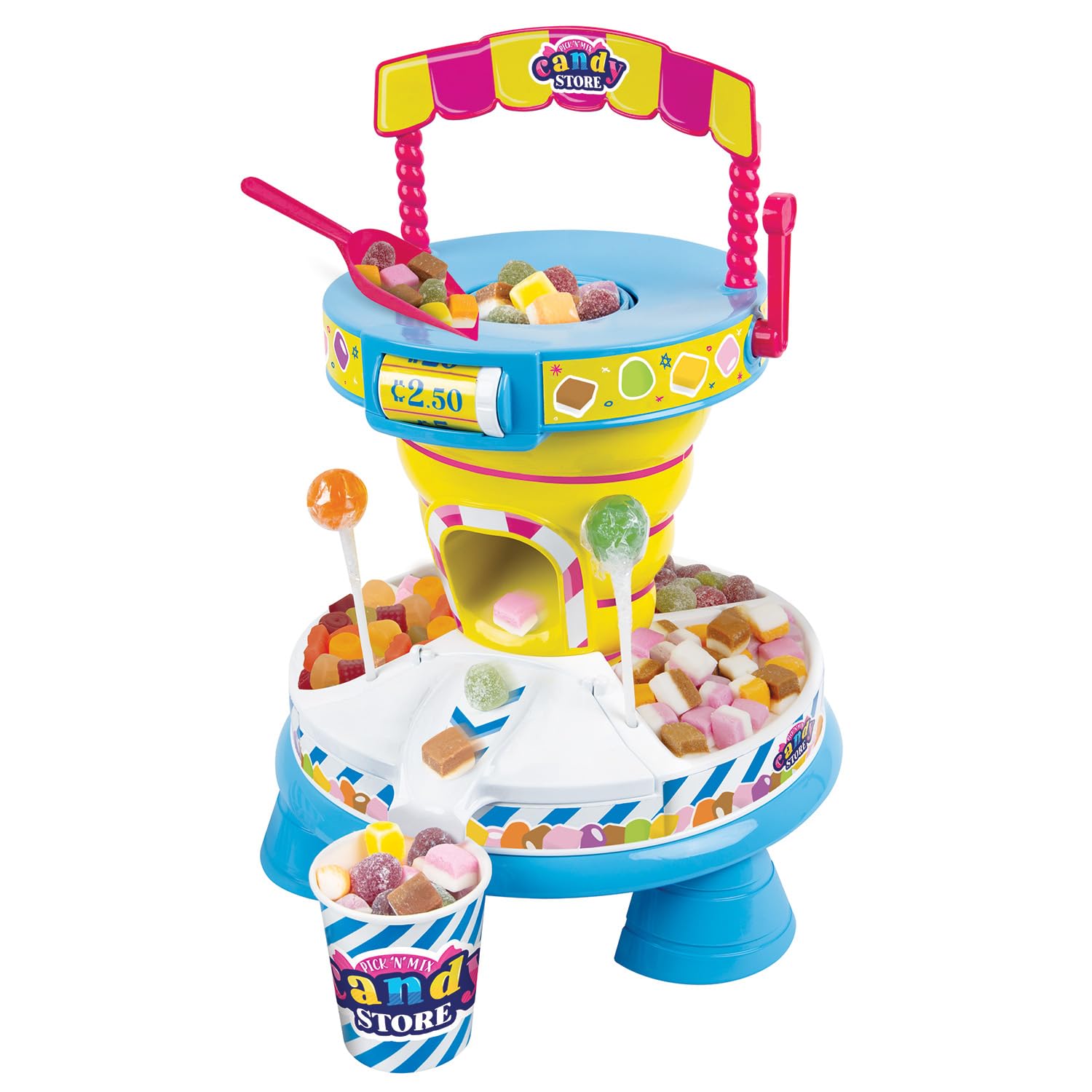 Casdon Pick & Mix Candy Store - Interactive Sweet Shop for Ages 3+ | Includes Play Money & Real Sweets