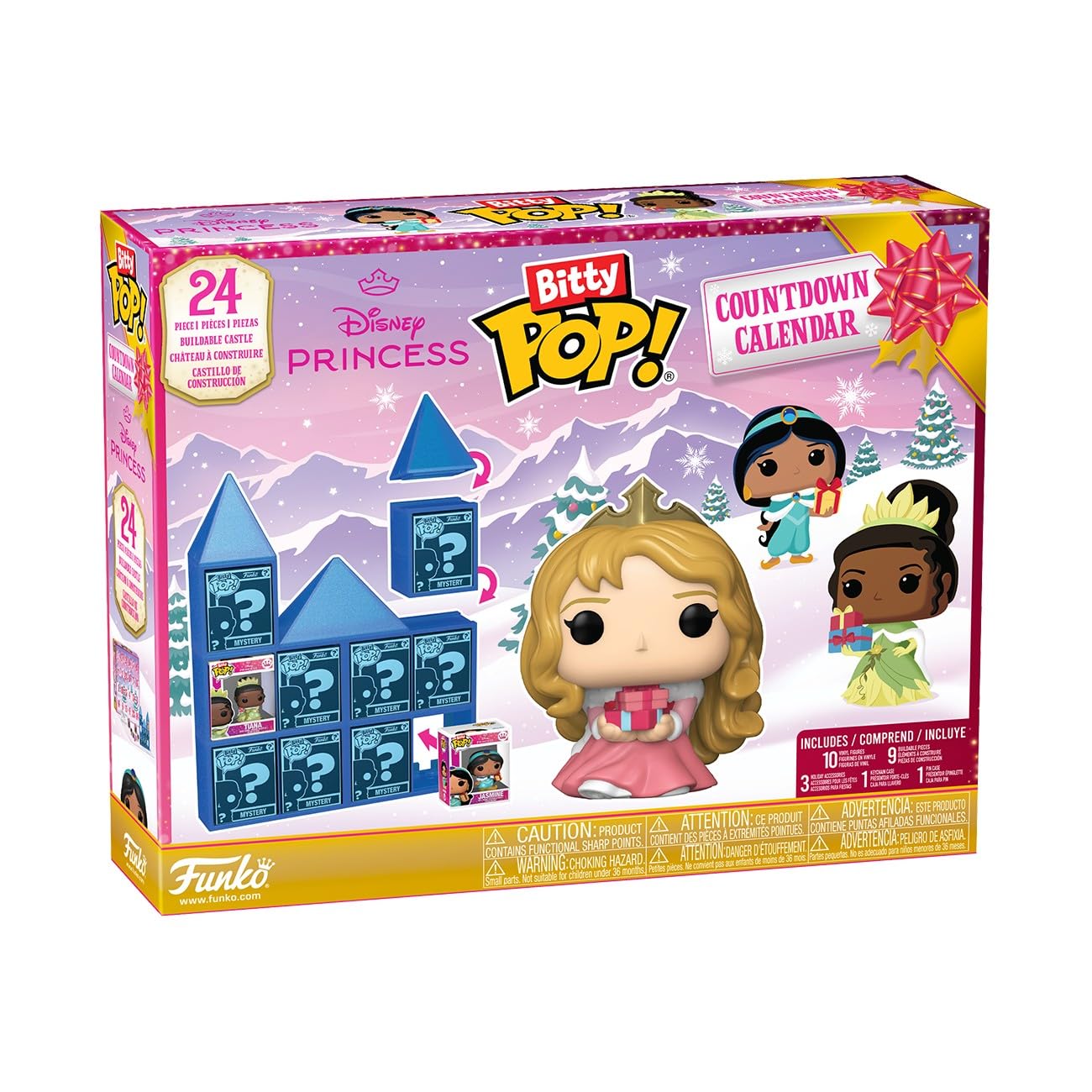 Funko Bitty Pop! Disney Princesses - Countdown Calendar with 24 Mini Vinyl Figures 1