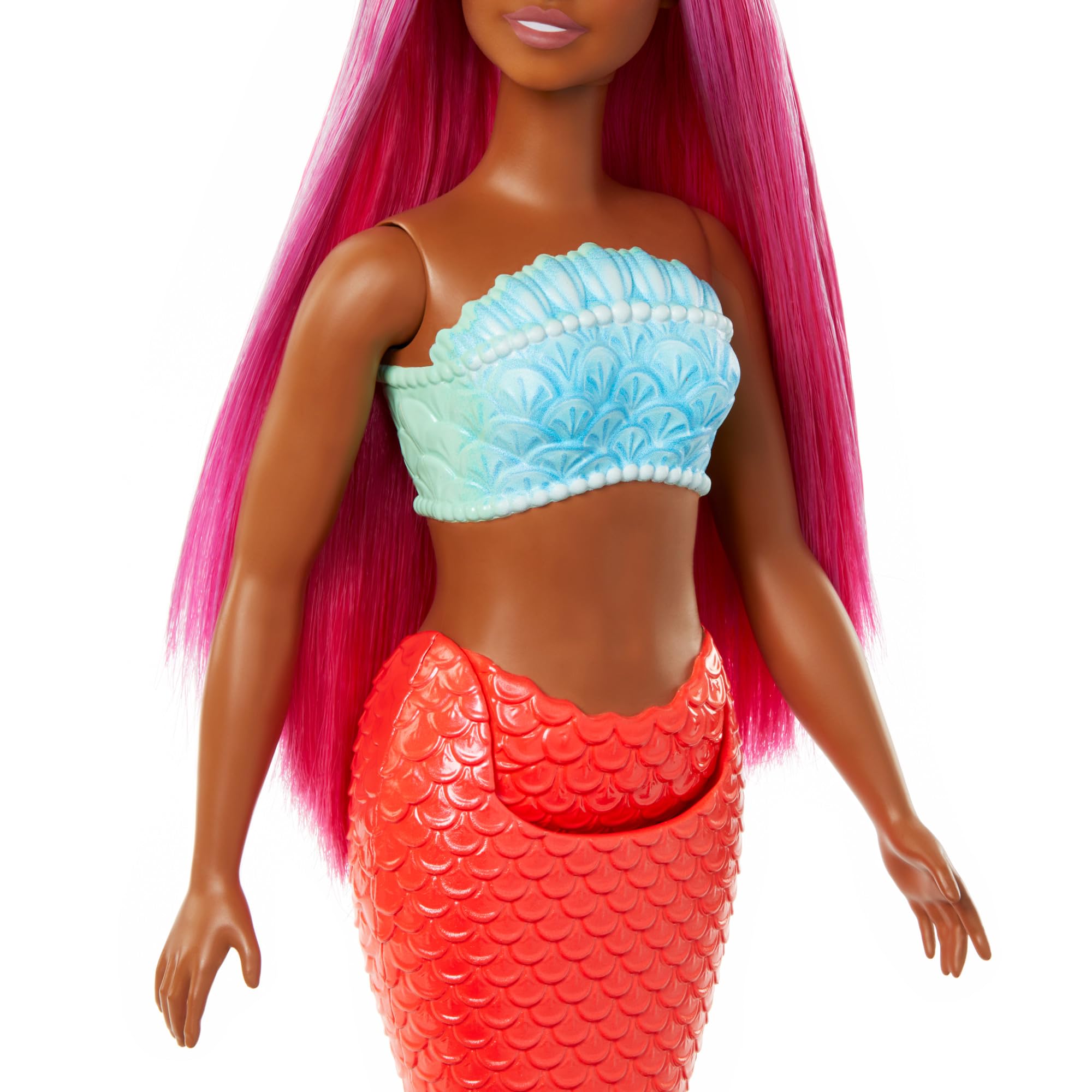 Barbie Mermaid Doll with Magenta Fantasy Hair - Fantasy Accessories | 12.75 Inch | Plastic 3
