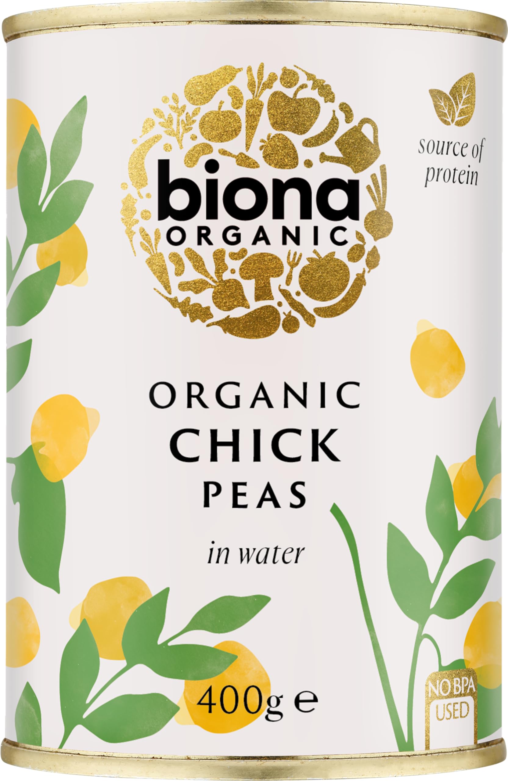 Biona Organic Chick Peas, 400 g 1