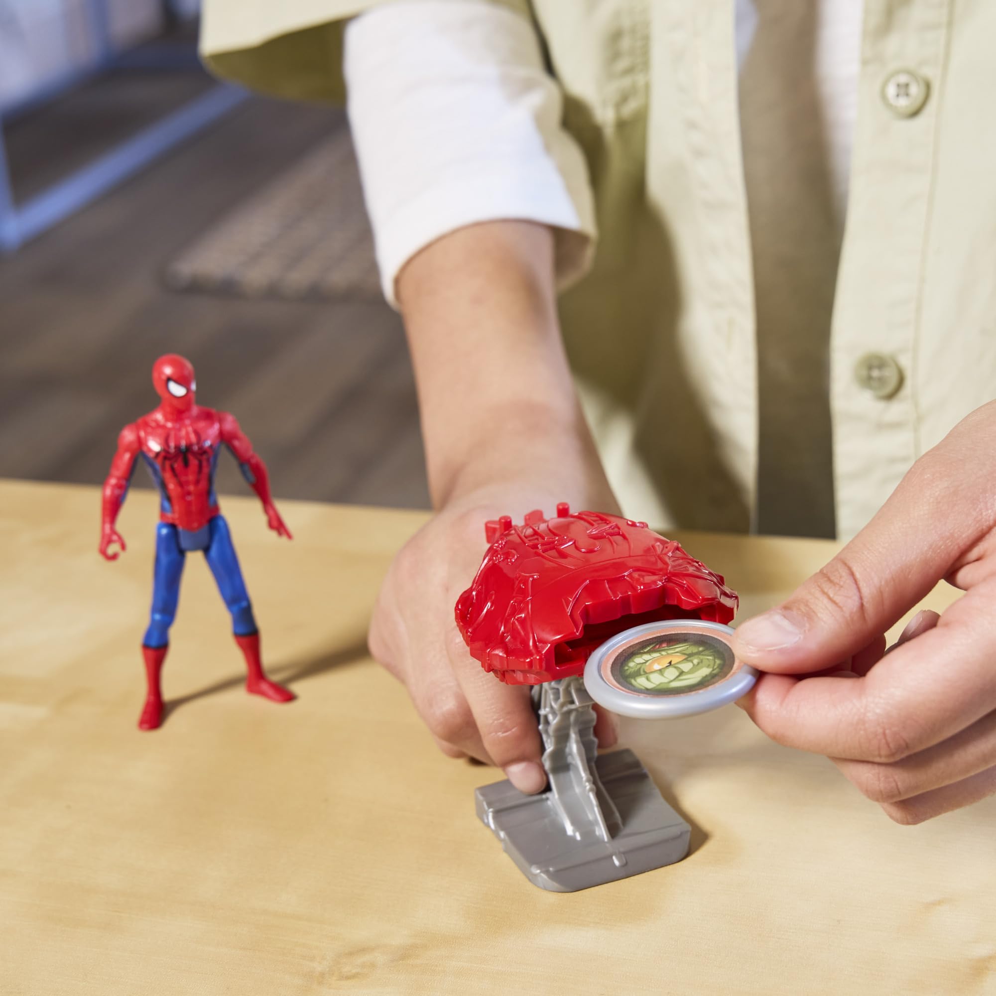 SPIDER-MAN VenomVersus Web Slinging City Playset - Over 18 Inches Tall | 30+ Features | Ages 4+ 10