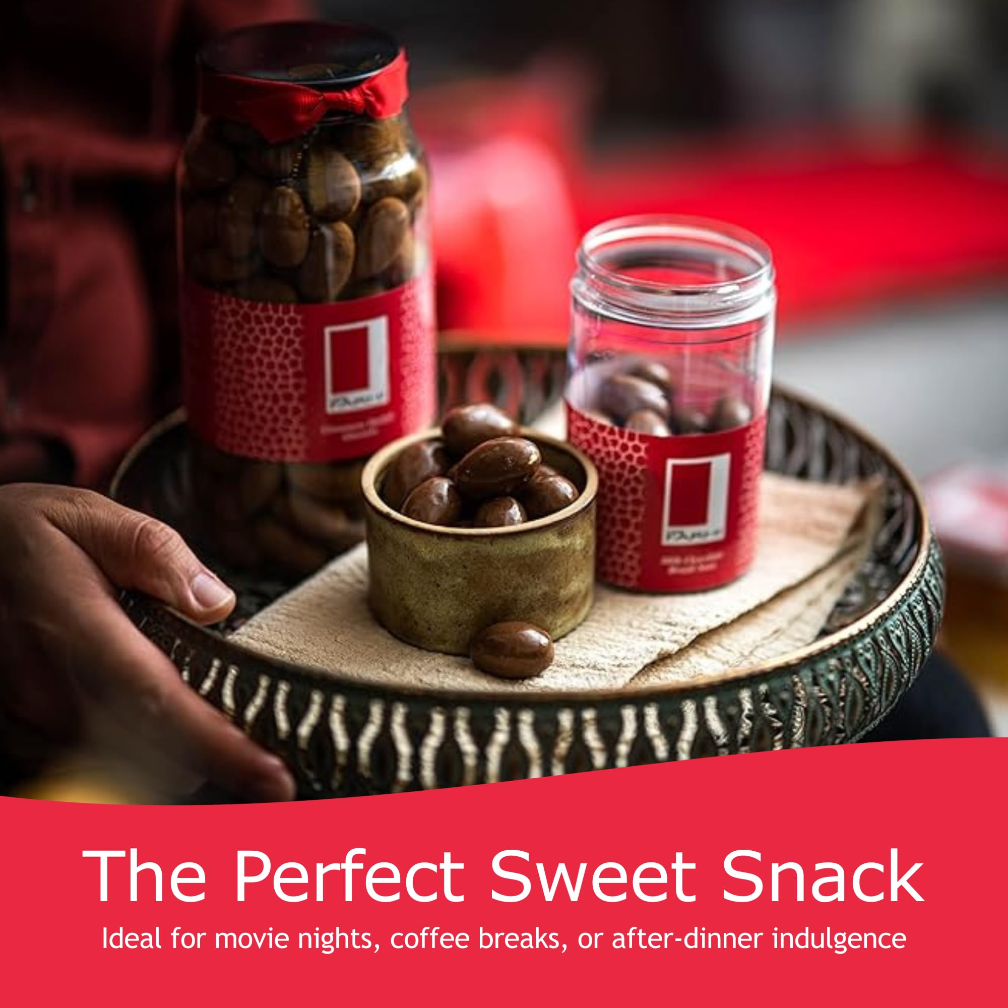 Rita Farhi - Milk & Dark Chocolate Covered Brazil Nuts Luxury Gift Jar 740g