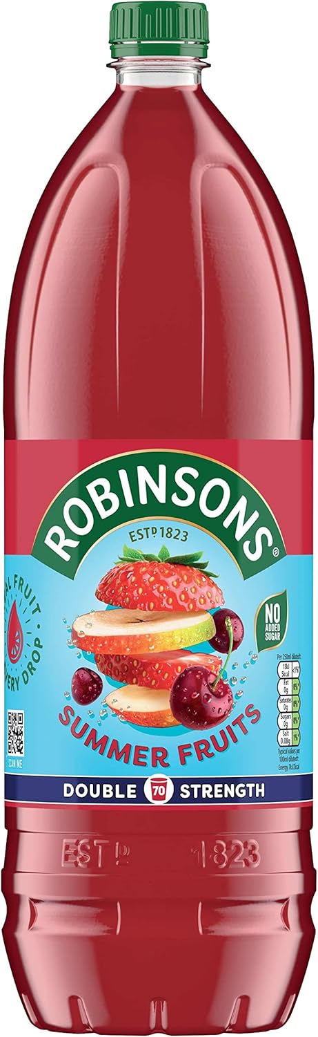 Robinsons Summer Fruits No Added Sugar Squash 1.75L