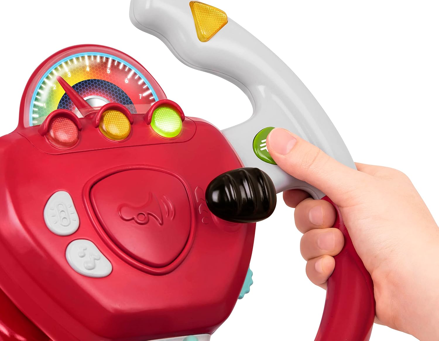 Battat Geared to Steer Interactive Driving Wheel - Educational Toy for Toddlers 2+ 2