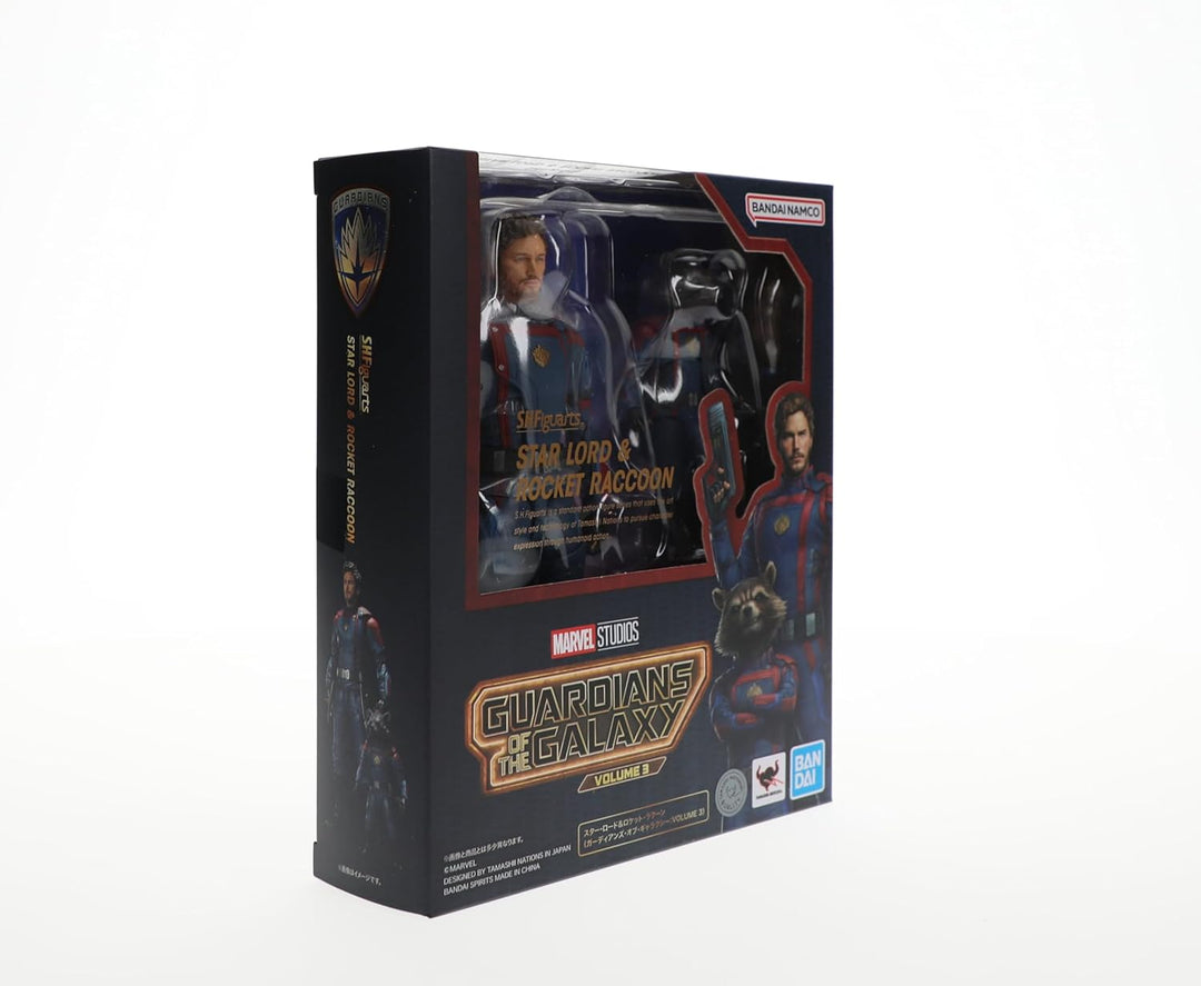 GOTG 3 - Star-Lord & Rocket Raccoon - Figurine S.H. Figuarts 6-15cm