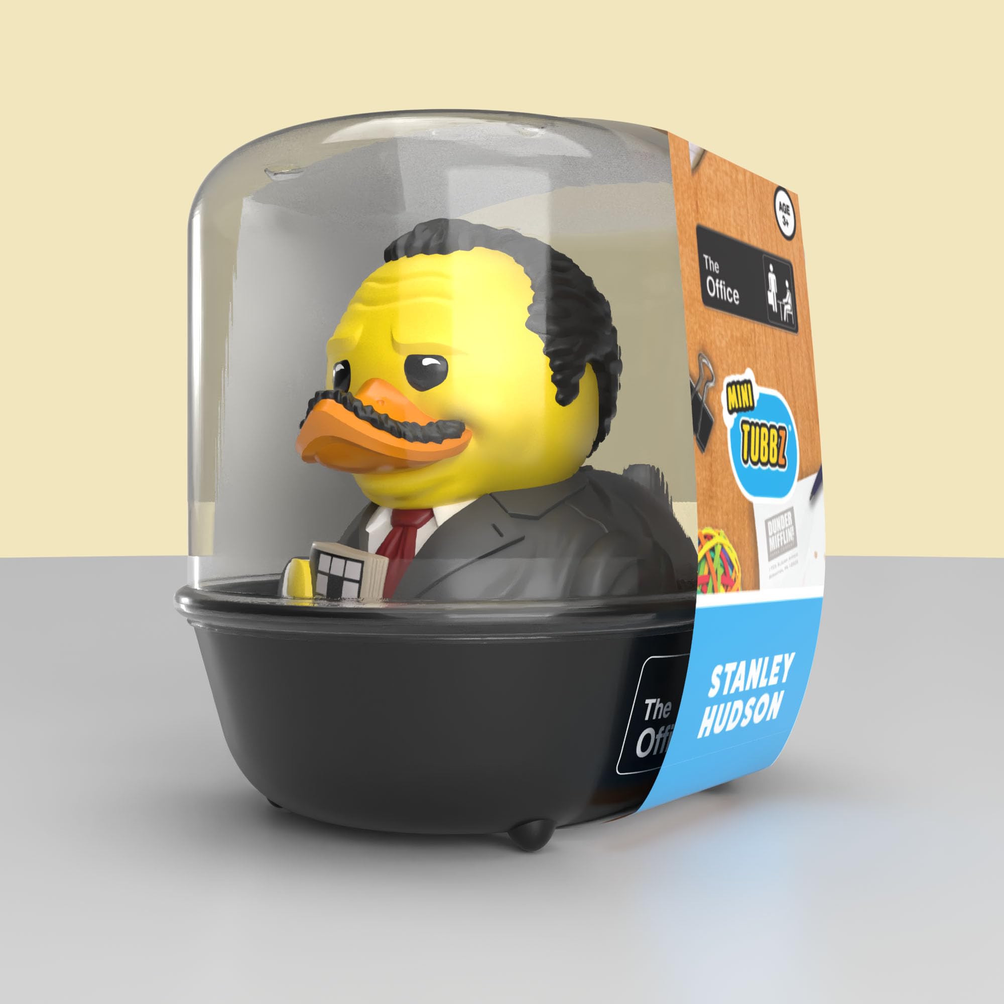 TUBBZ The Office Stanley Hudson Cosplaying Rubber Duck Mini Figure | 5 cm | Polyvinyl Chloride 2