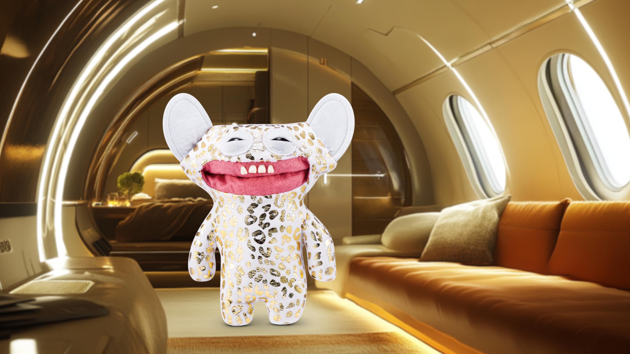 Fuggler Gold Fuggs by ZURU - Funny Ugly Monster Plush Collectible Toy 2