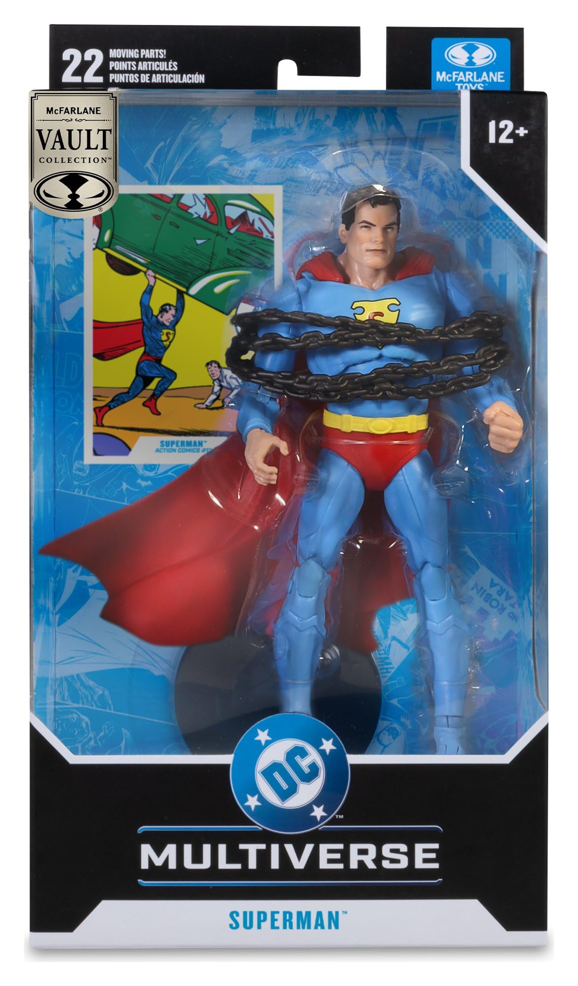 McFarlane DC Multiverse Superman (Action Comics) 7in Action Figure Vault Collection 5