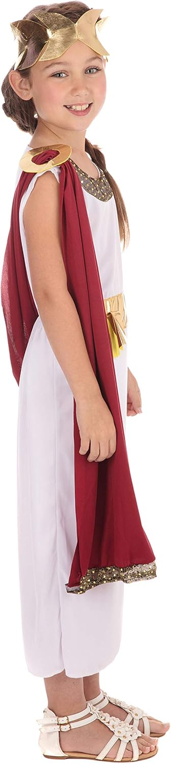 Bristol Goddess Costume - White, Size M (122-134 cm) 2