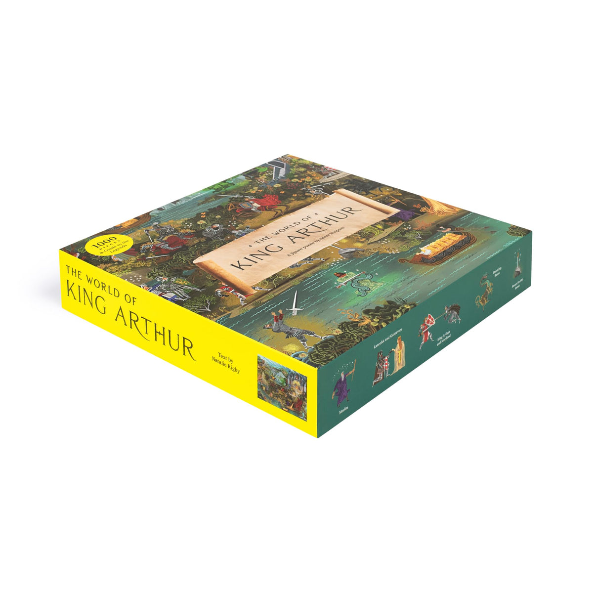 Laurence King The World of King Arthur - 1000-Piece Jigsaw Puzzle, 27 x 19 inches, Age 8+