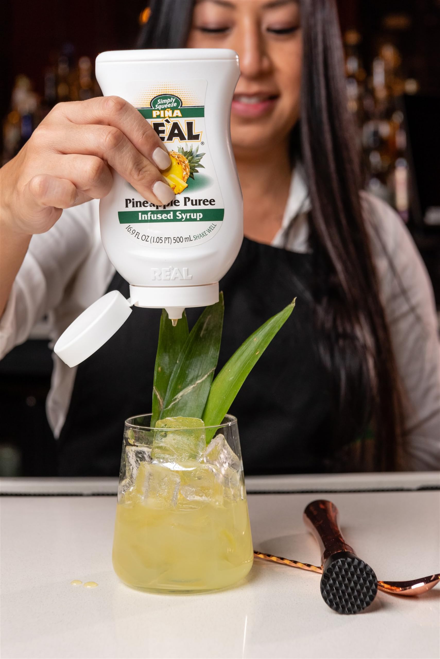 Reàl Infused Exotics Pineapple Syrup - 40% Real Fruit Puree | 500 ml | Gluten Free, Vegan 8