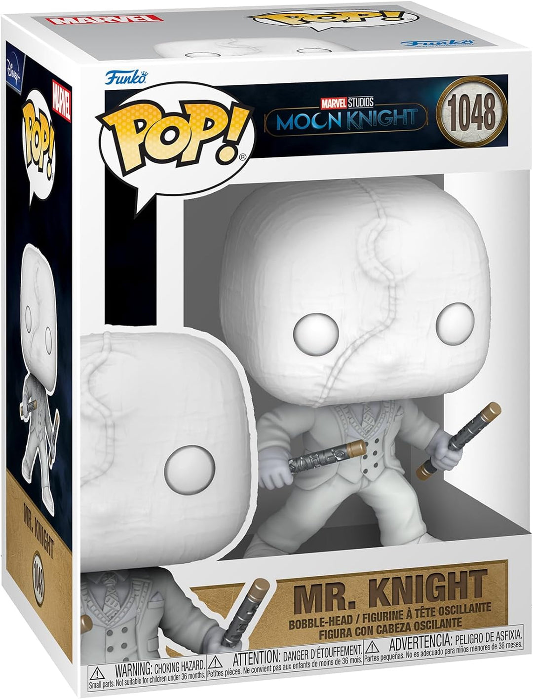 Marvel Moonknight MR. Knight Funko 64255 Pop! VInyl #1048