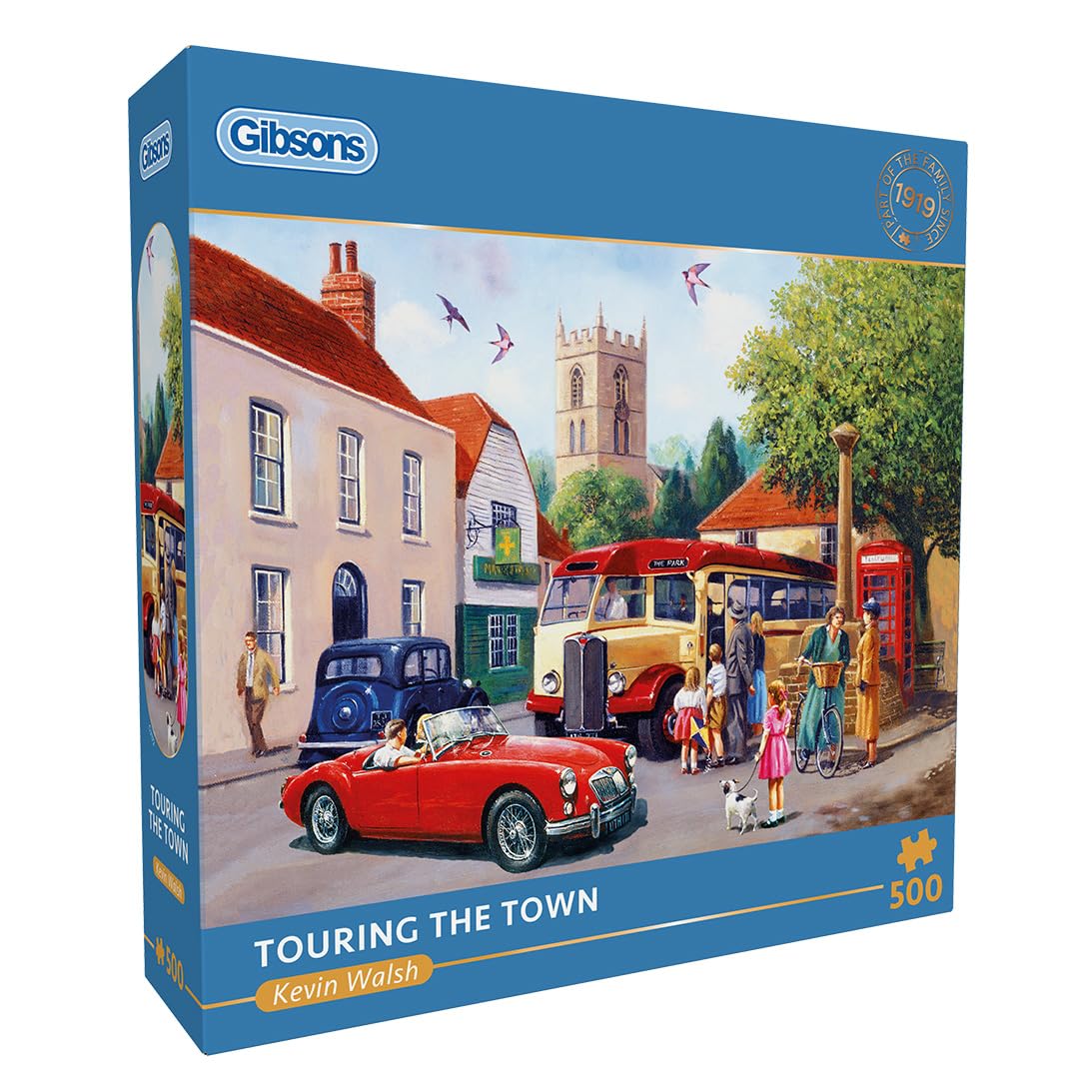 Gibsons Touring the Town 500 Piece Jigsaw Puzzle for Adults | 48 x 34 cm 1