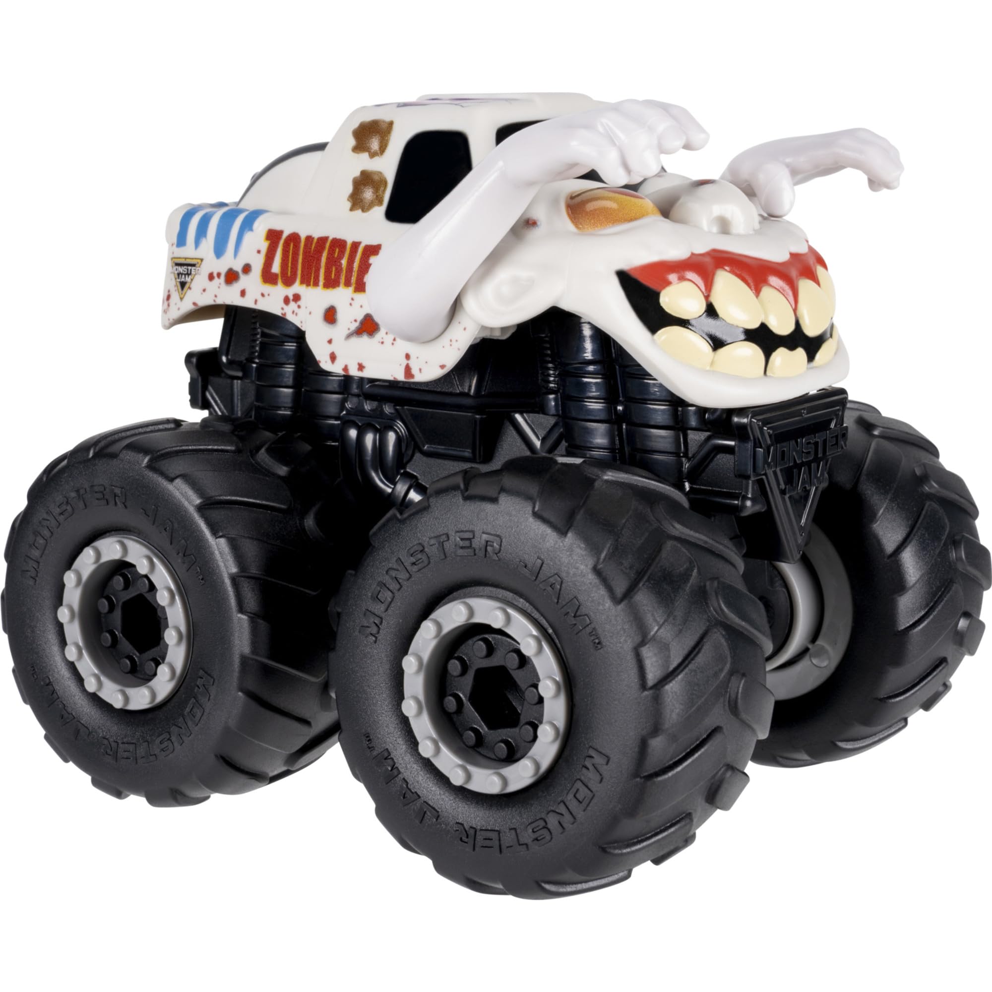 Jazwares Monster Jam Zombie Monstruction Truck - 5-Inch Buildable Vehicle | 16 Pieces | Ages 3+ 1