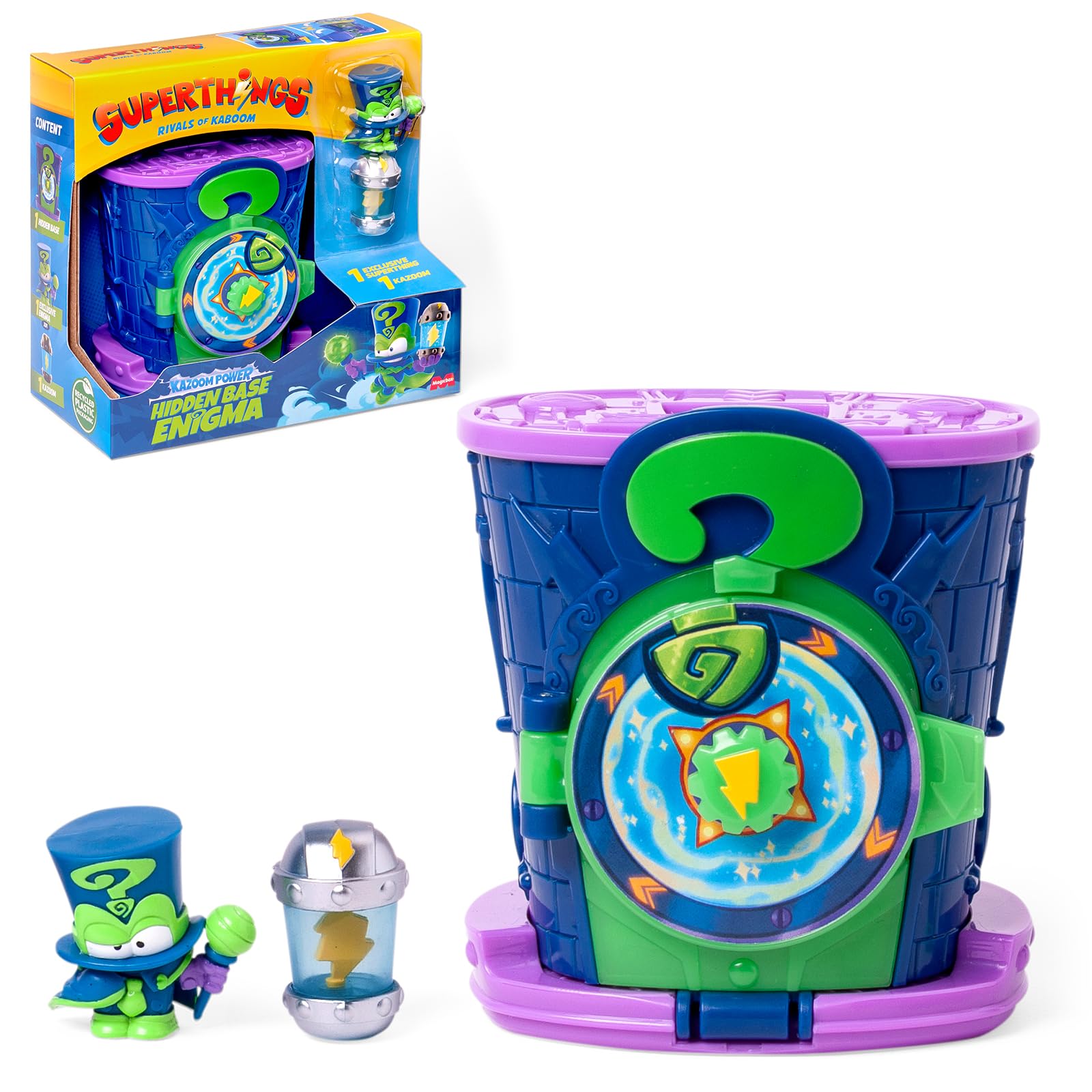 SUPERTHINGS RIVALS OF KABOOM Enigma's Hidden Base Enigma Playset | Plastic | Unisex Children