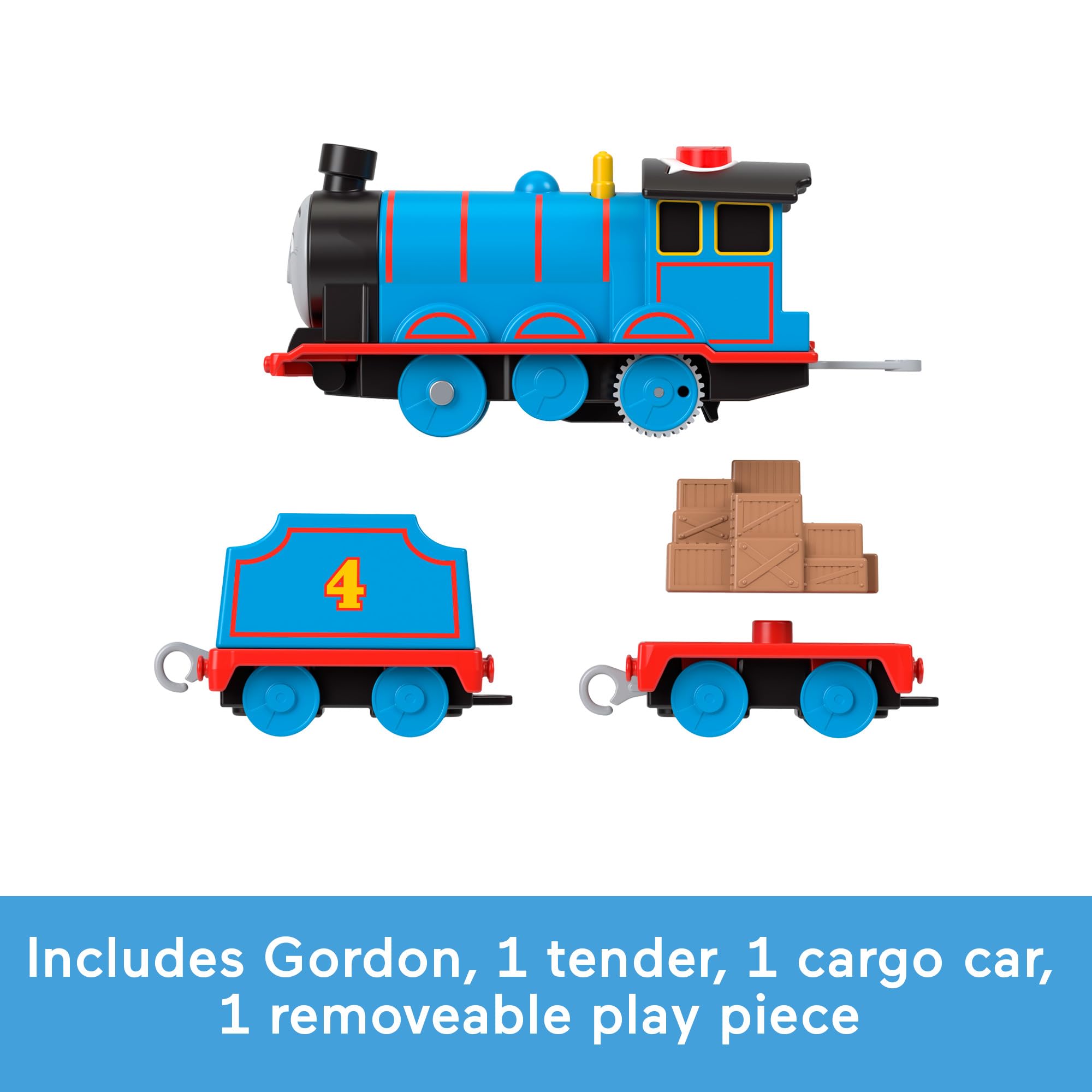 THOMAS & FRIENDS Talking Gordon Motorized Toy Train HWY29 | Preschool 3+ | Battery-Powered 5