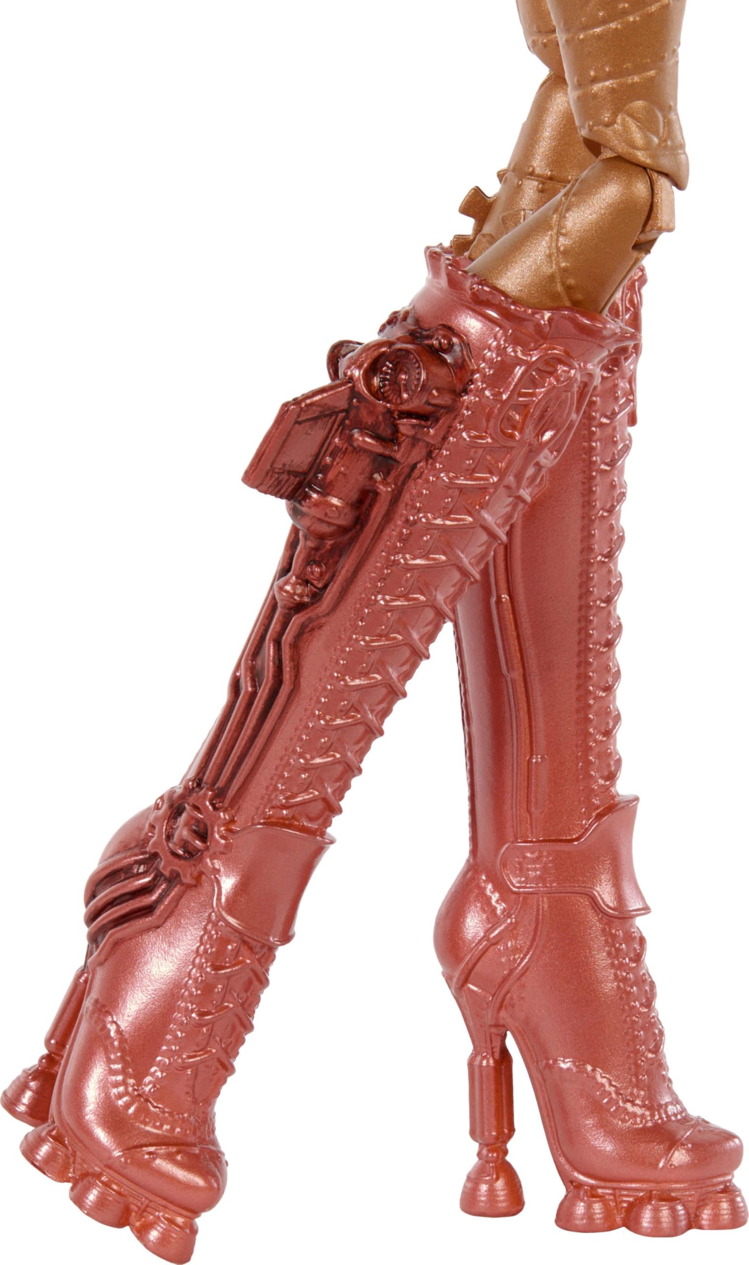Monster High Robecca Steam Creeproduction Doll - Posable Joints | Includes Pet & Accessories 4