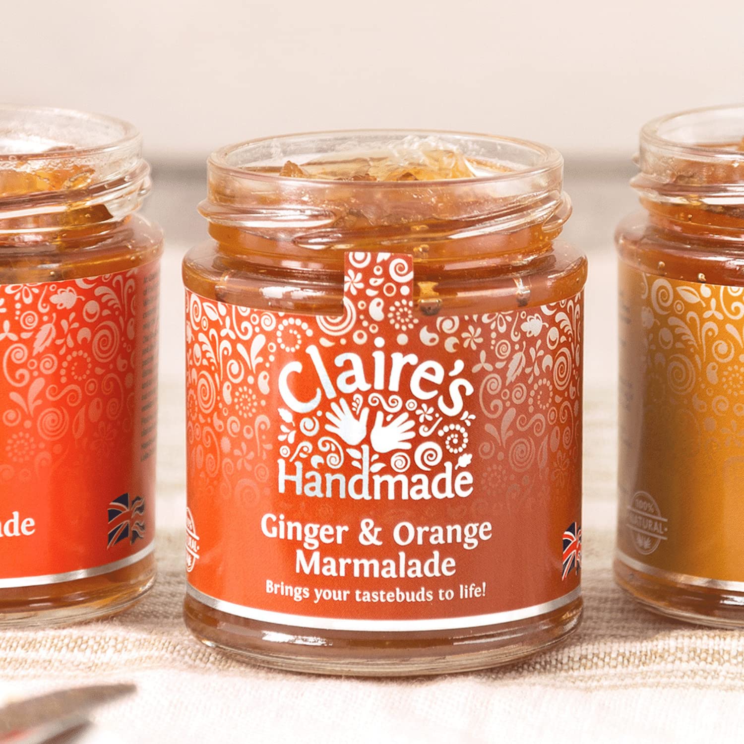 Claire's Handmade Ginger and Orange Marmalade - Uplifting Ginger Root Flavor | 227g Jar 3
