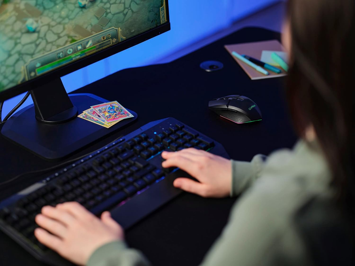 Trust Gaming GXT 110 Felox Rechargeable Wireless Gaming Mouse – 80H Battery, 800-4800 DPI, RGB LED, 6 Buttons 5