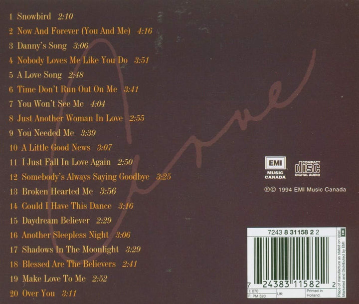 Anne Murray - The Best...So Far [Audio CD]