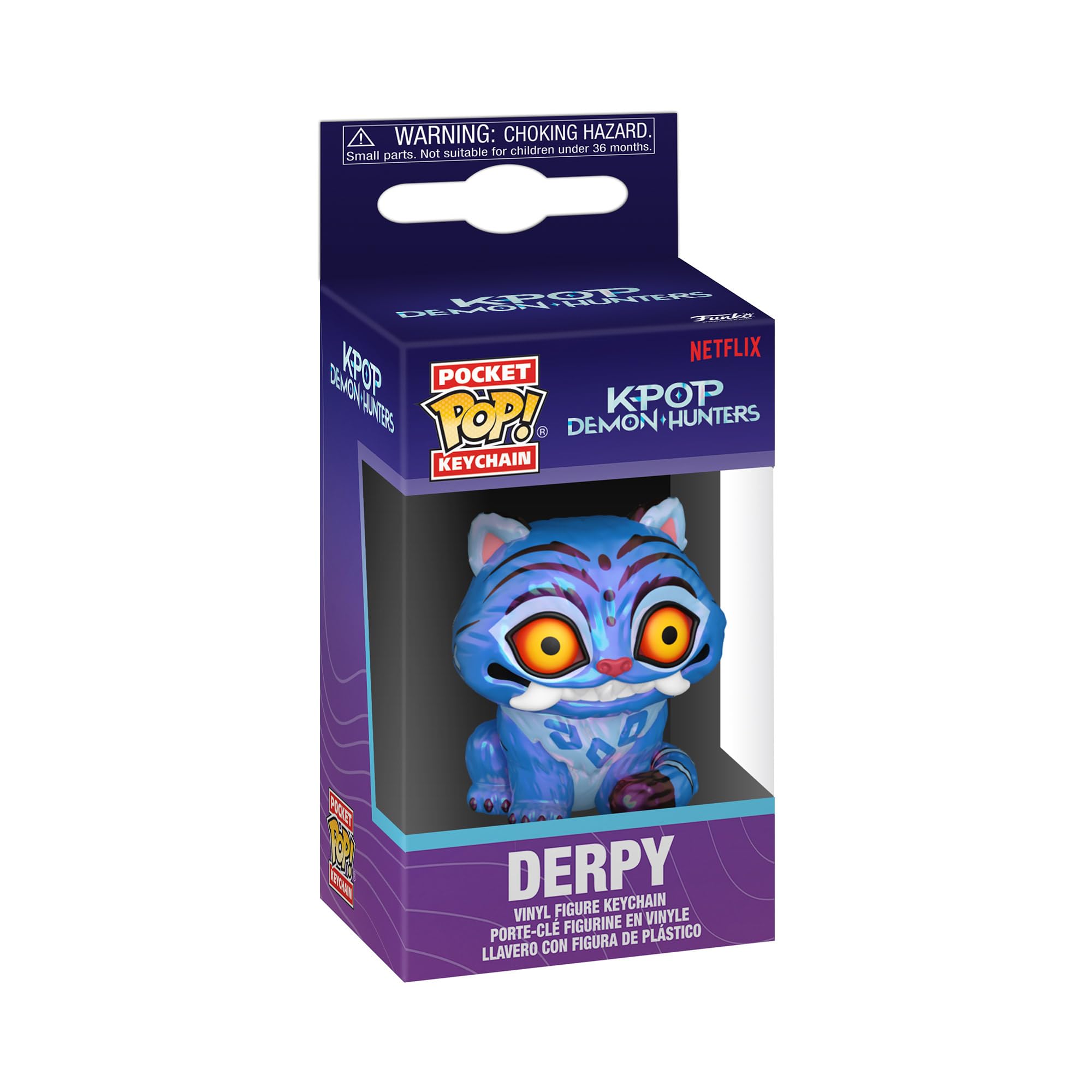 Funko POP! Keychain - KPOP Demon Hunters - Derpy Novelty Keyring | Vinyl Figure 3