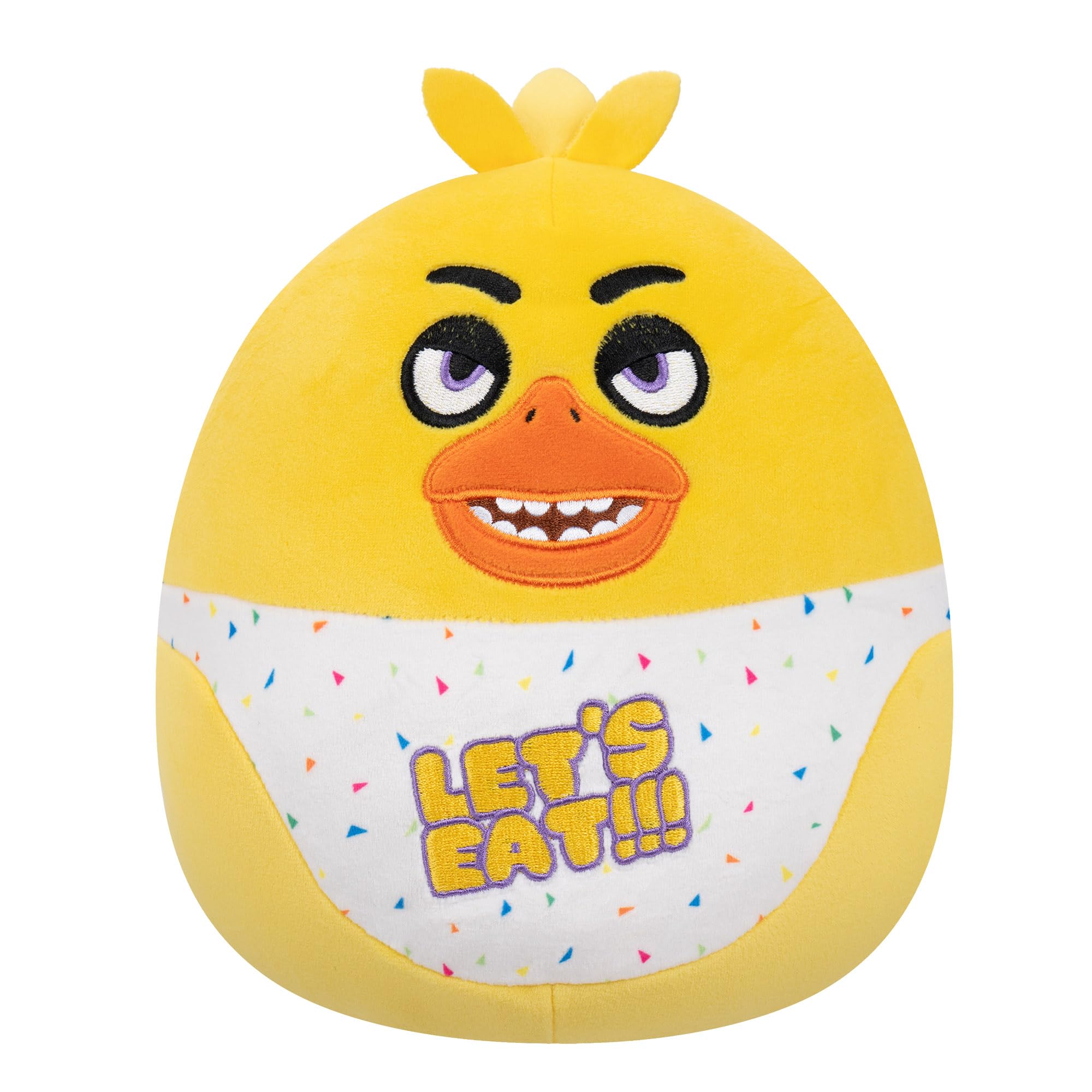 Squishmallows 8-Inch Classic Chica Plush - Five Nights at Freddy’s Licensed Soft Toy for Kids 3+ 1