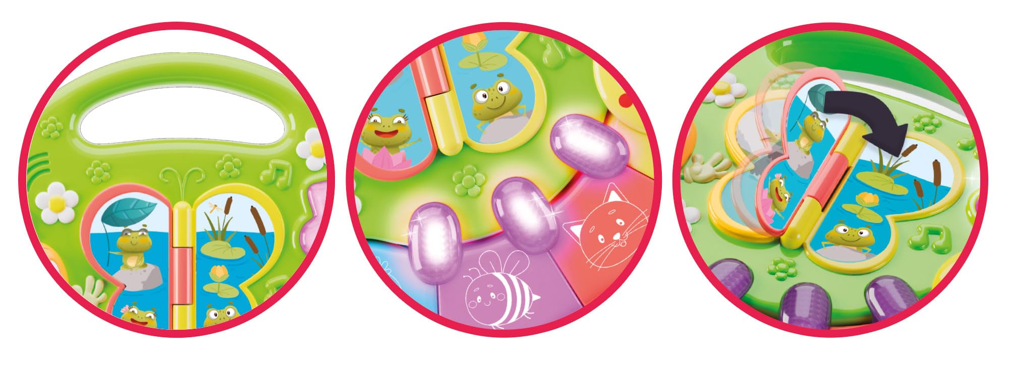 Lisciani Carotina Baby - Musical Interactive Animal Trainer Table for 6+ Months 2