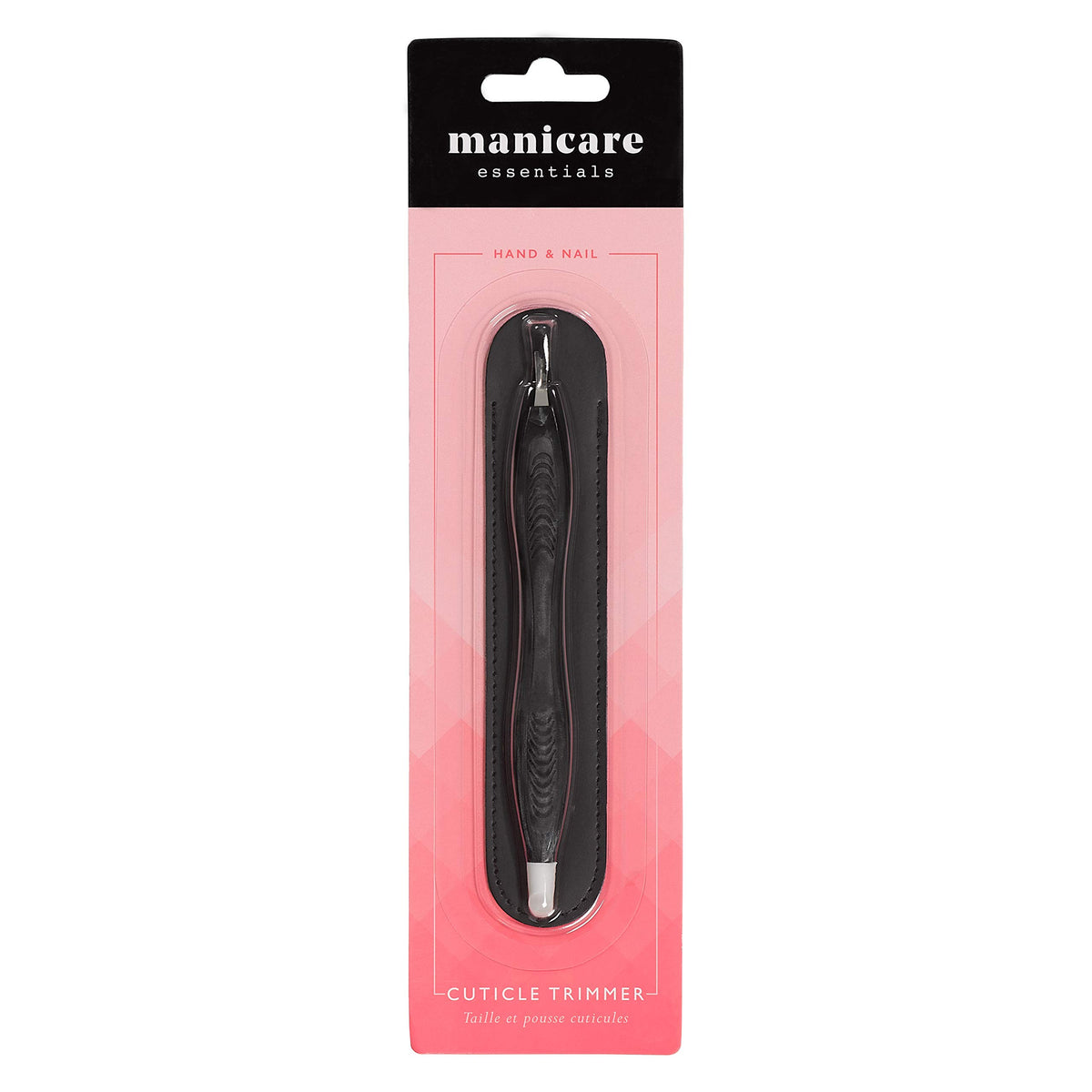 Manicare Cuticle Trimmer - Dual-Ended, Black