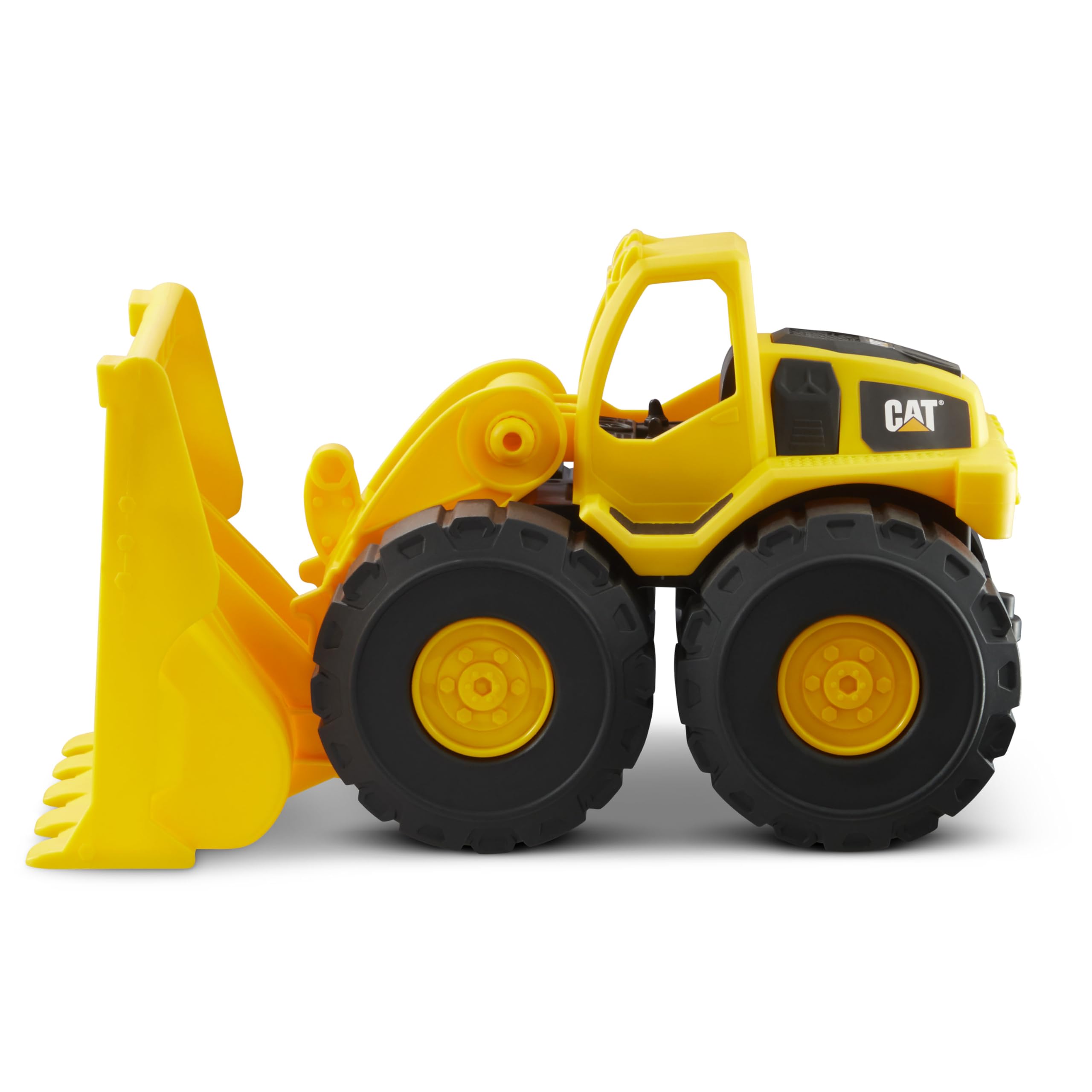 CAT Front Loader Toy - 10 Inch, Yellow, Ages 2-6 | Kid-Powered Mobility 3