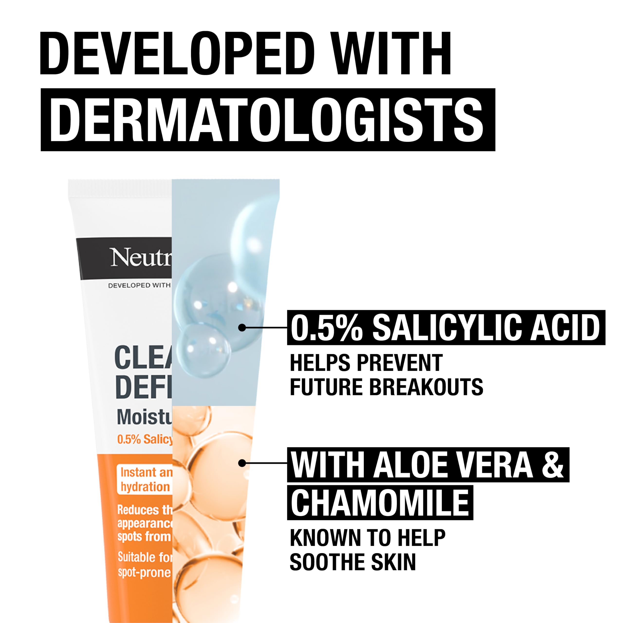 Neutrogena Clear and Defend Moisturiser - Oil-Free, 50 ml, For Spot-Prone Skin 4